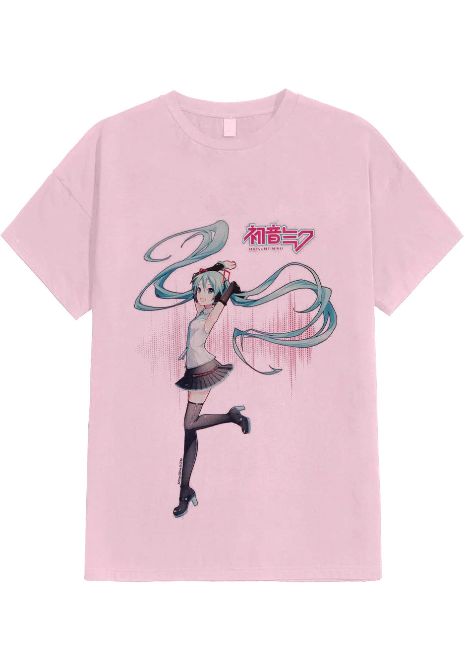 Hatsune Miku - Dancing Pink - T-Shirt | Neutral-Image