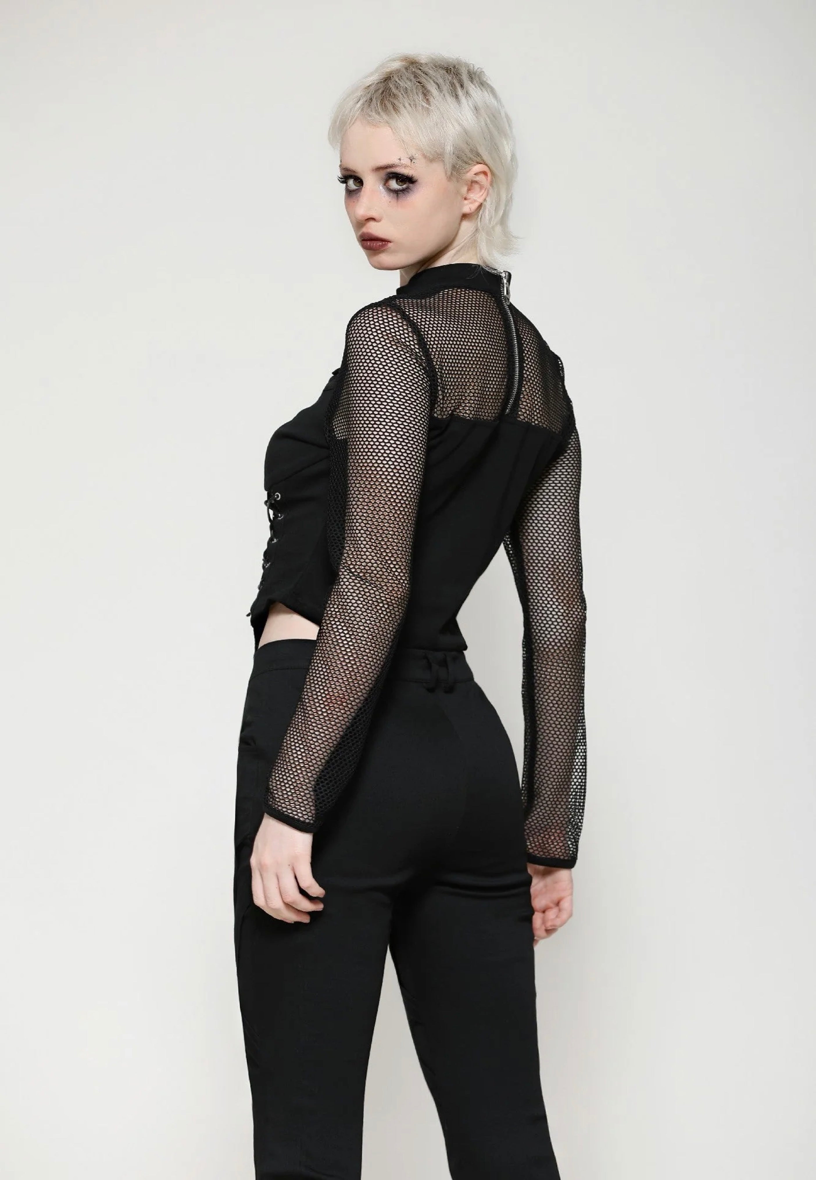 Dark In Love - Punk Dark Studded - Longsleeve | Women-Image