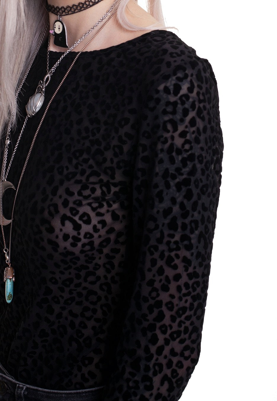 Urban Classics - Flock Lace Black - Body | Women-Image