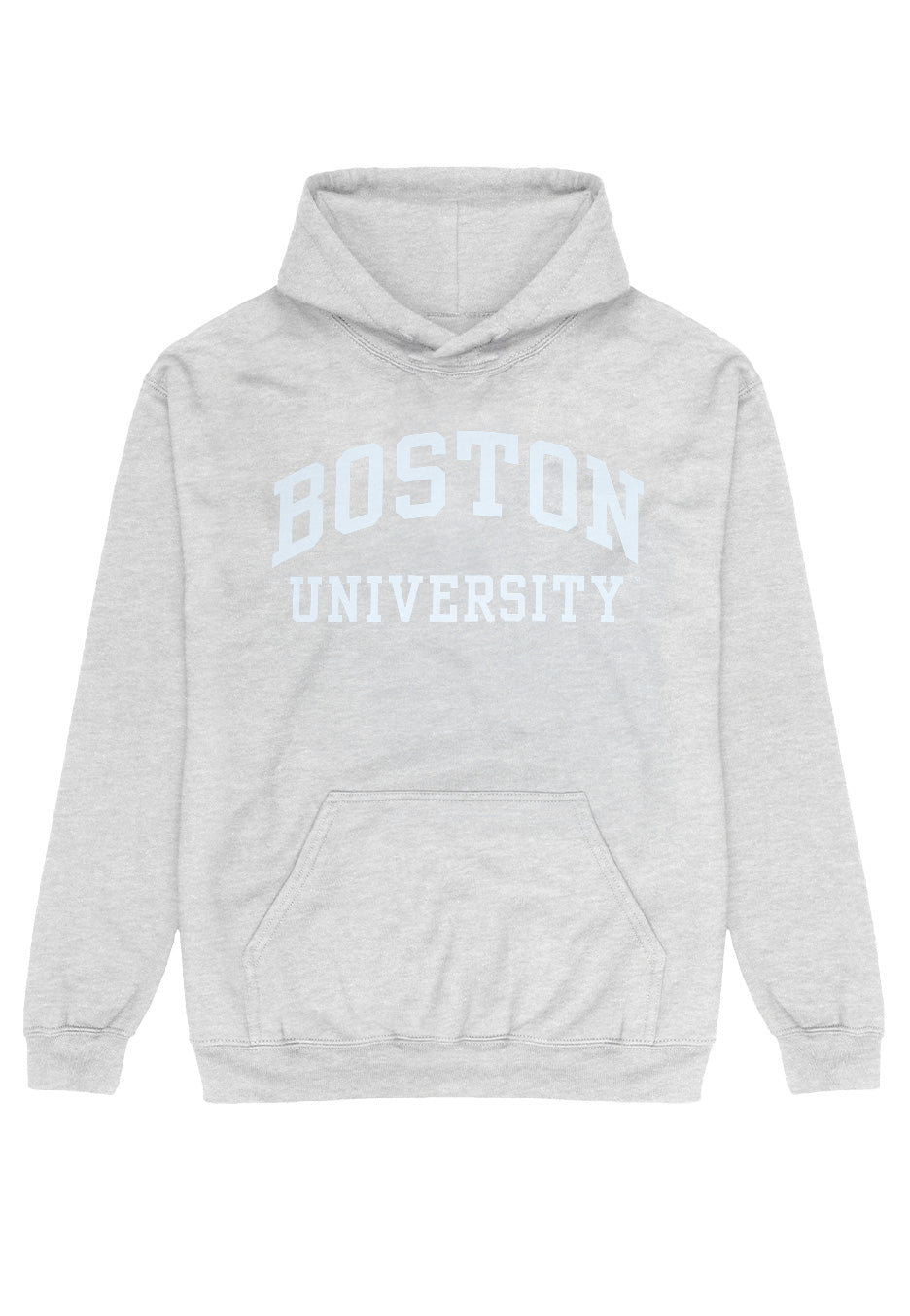 Universities - Boston University Script Heather Grey - Hoodie | Neutral-Image