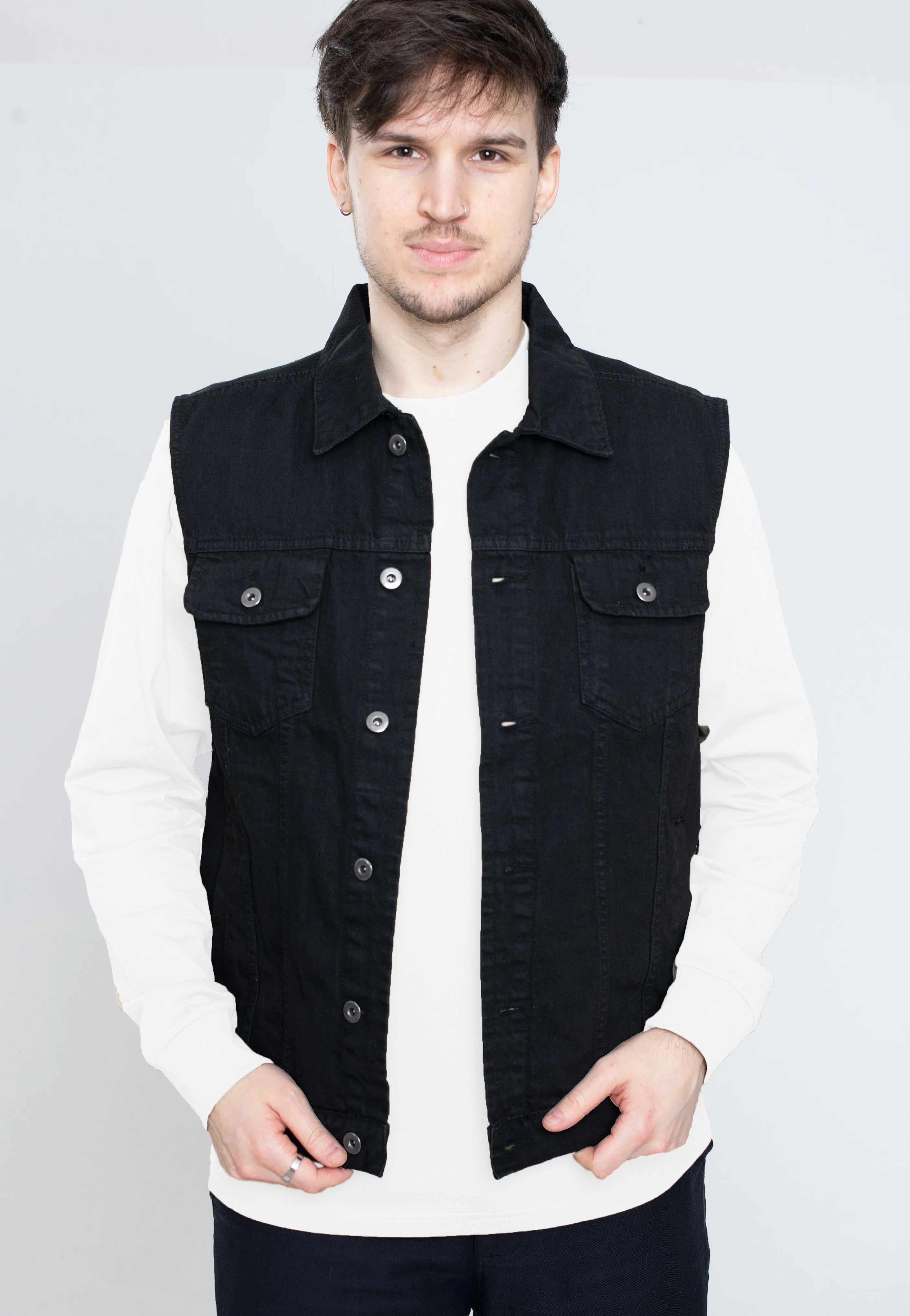 jeans with dress shirt and vest Spring Casual: Wearing a Vest with Jeans