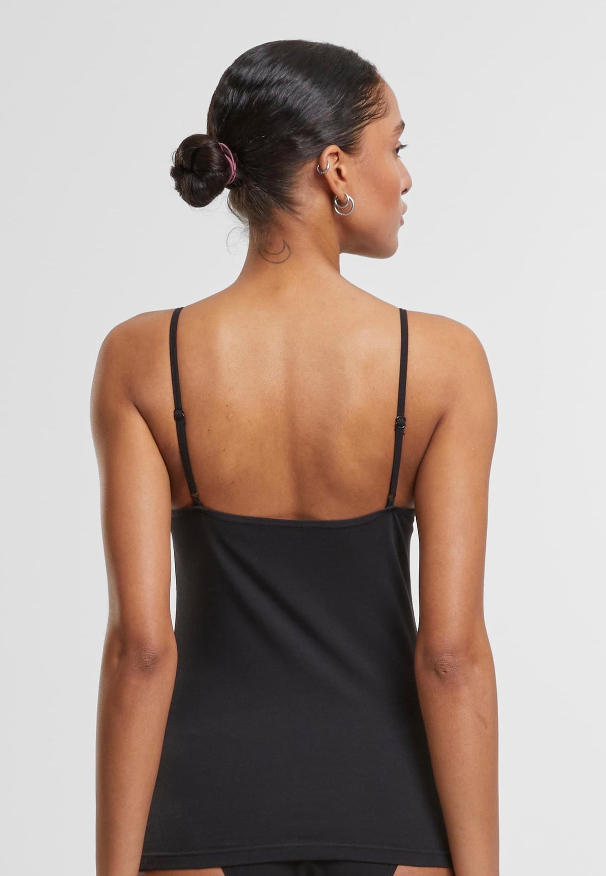 Urban Classics Ladies Basic Pack Of 2 Black+Black Tank