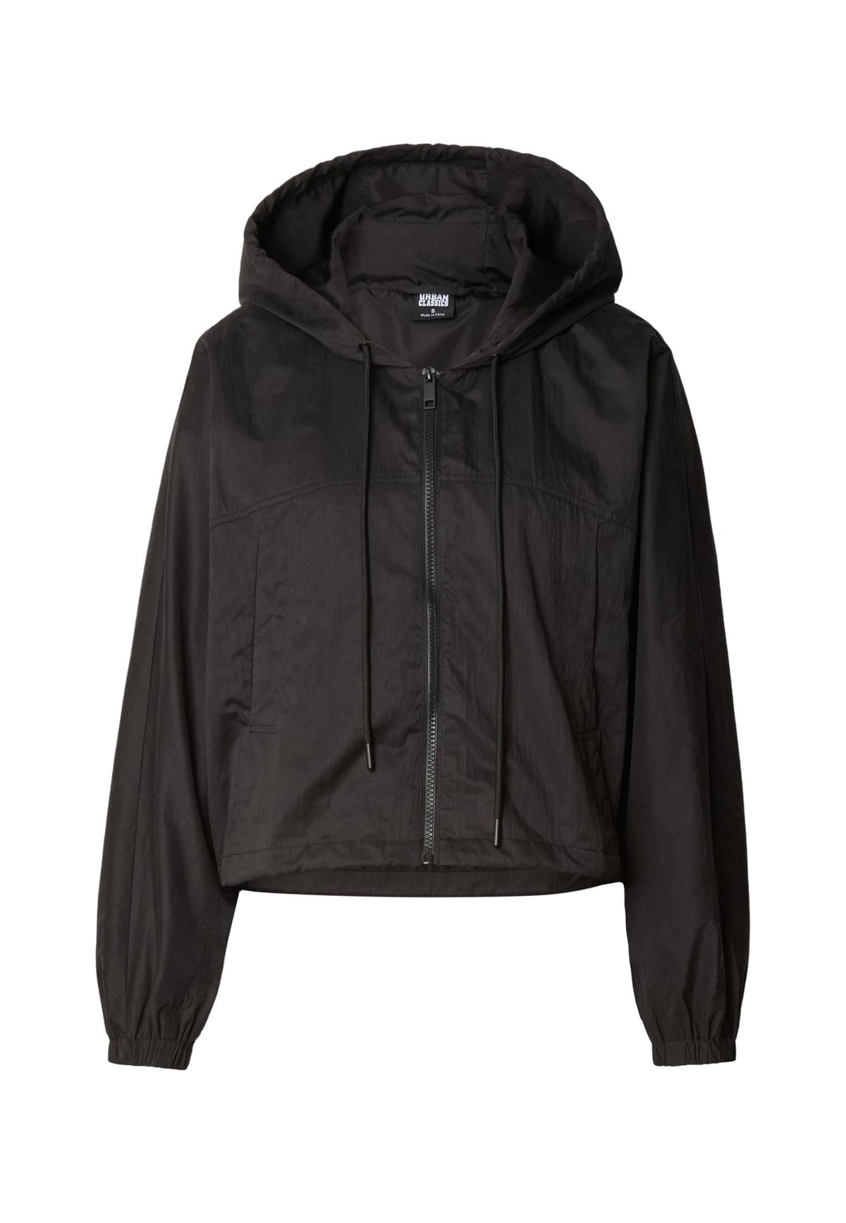 Urban Classics Ladies Oversized Hooded Black Chaqueta