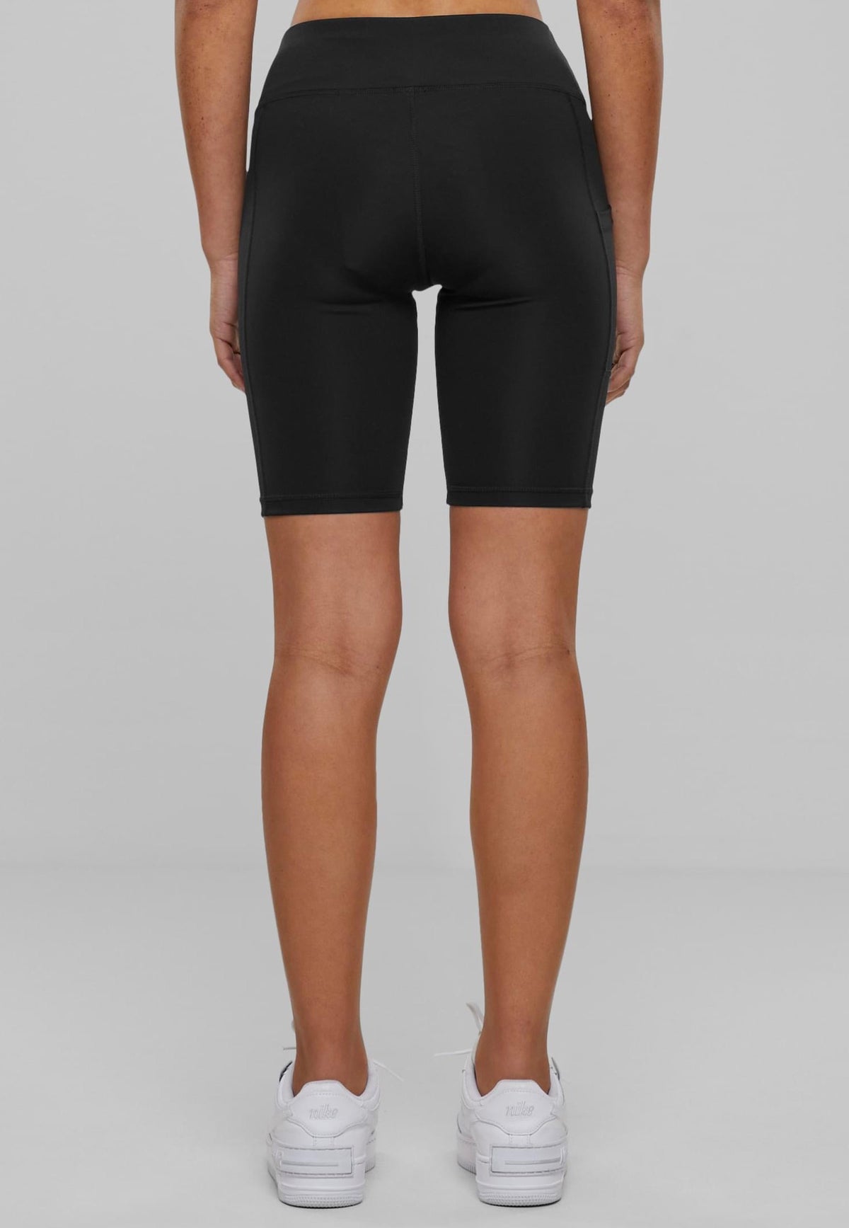 Urban Classics Ladies Recycled Cycle Black Shorts