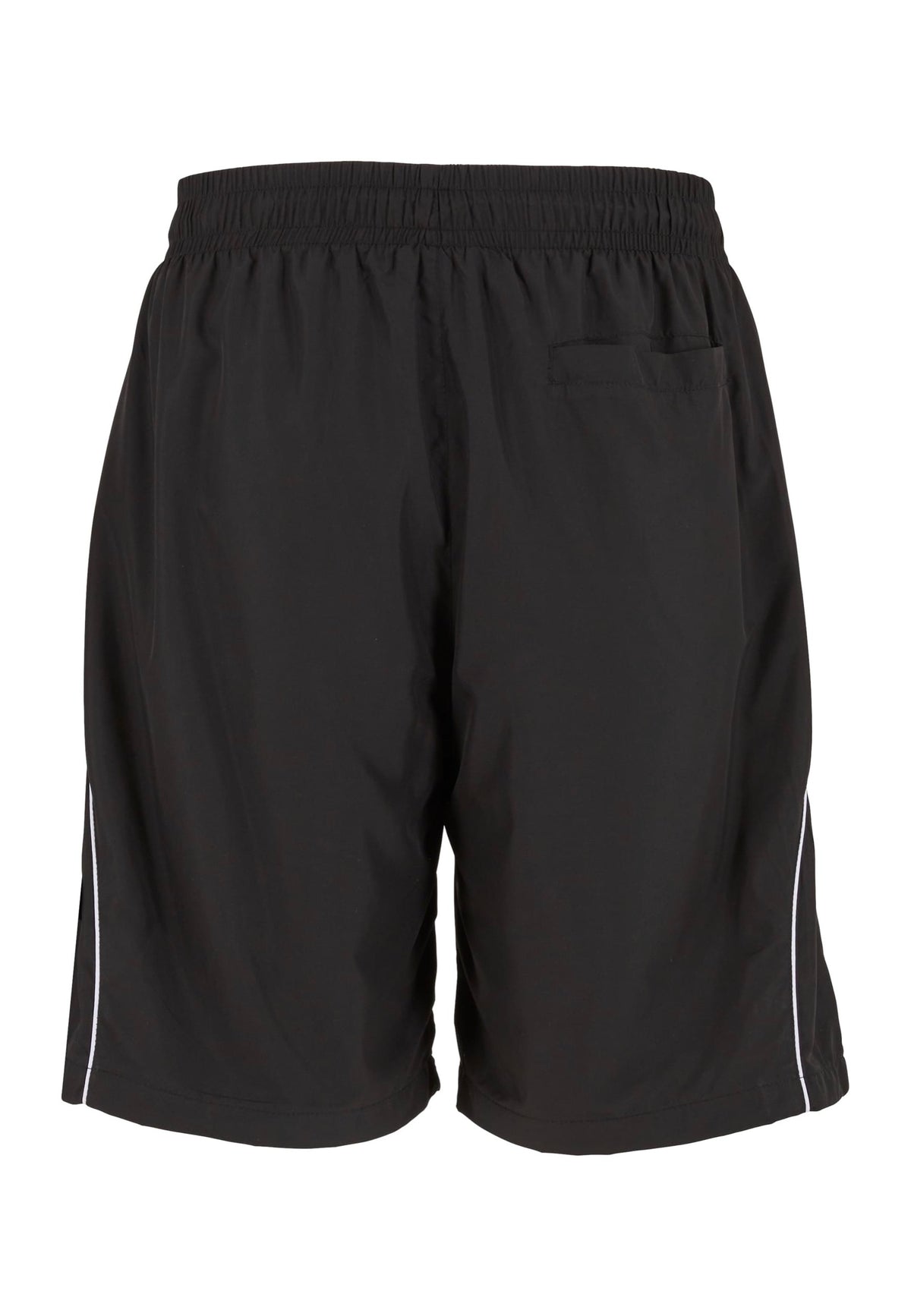 Urban Classics Piped Panel Black Shorts
