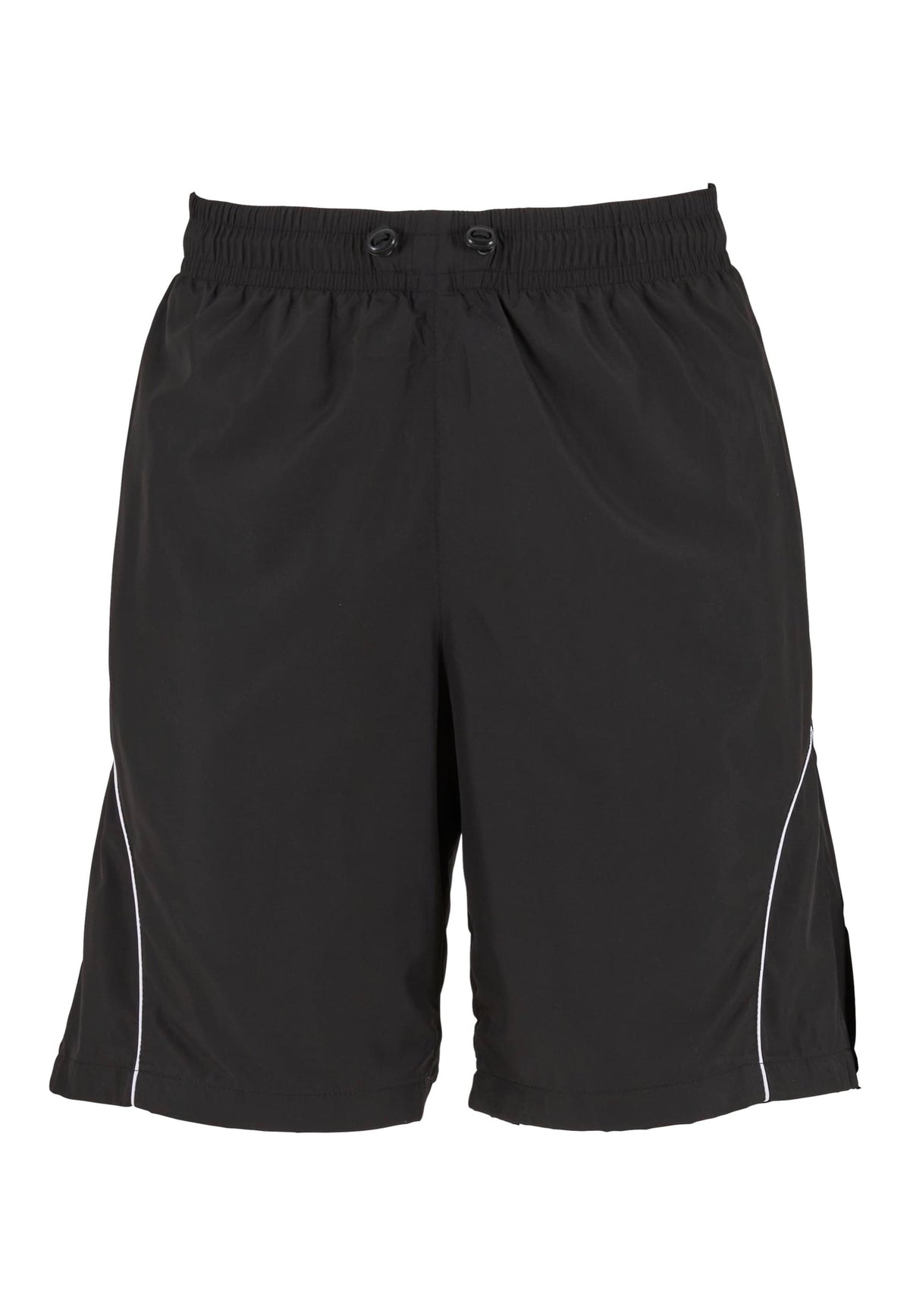 Urban Classics Piped Panel Black Shorts