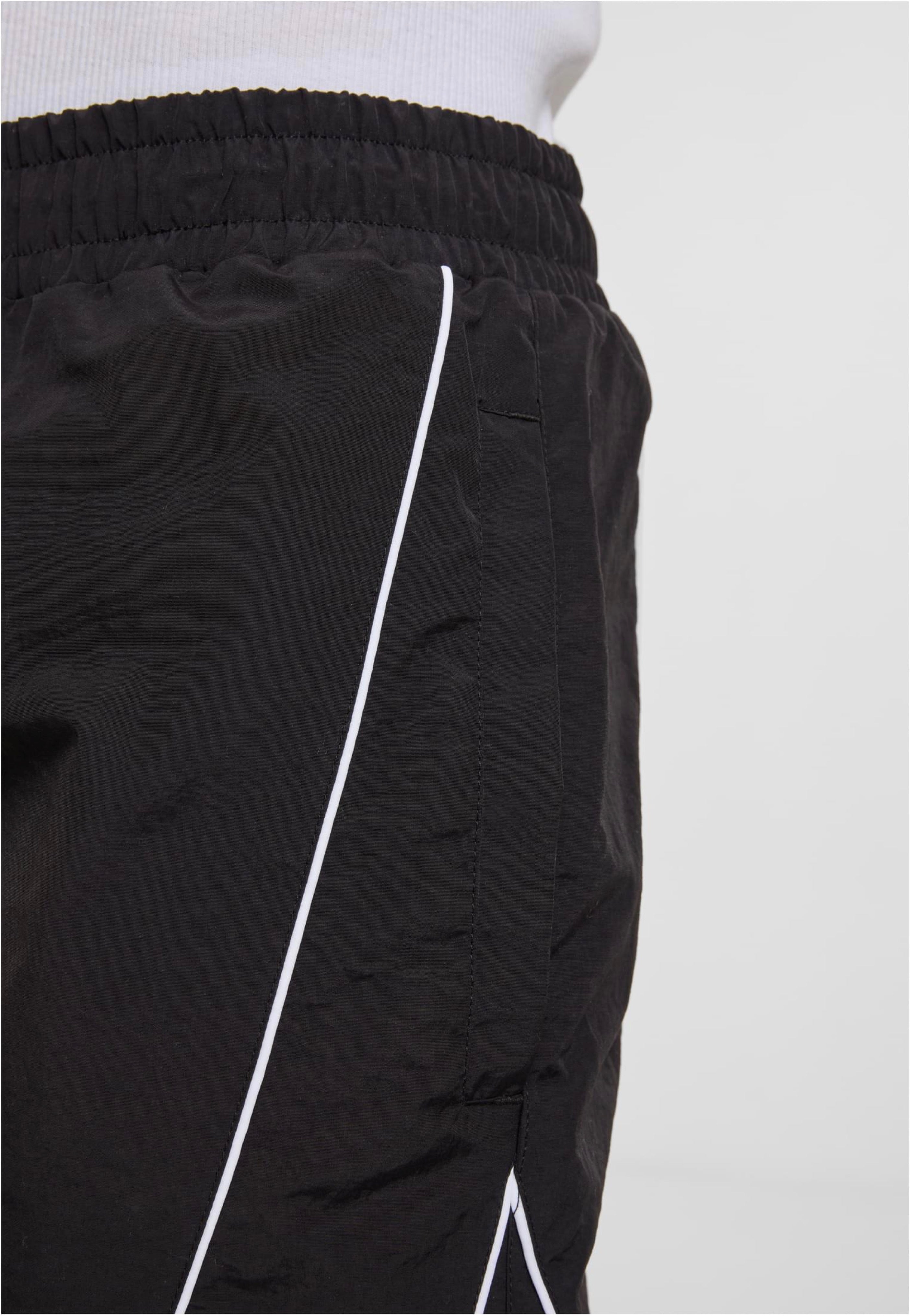 Urban Classics Piping Track Black Shorts