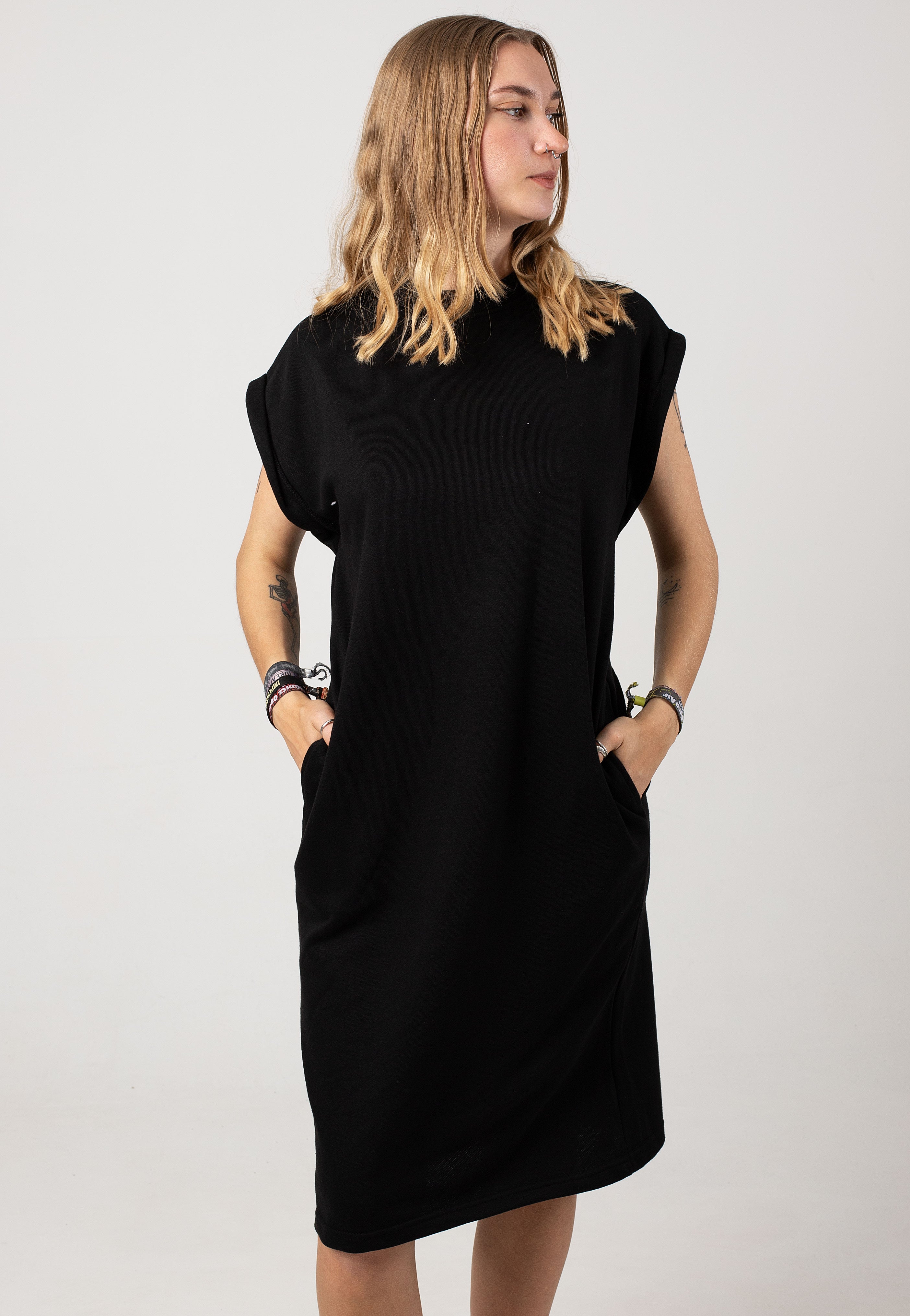 Urban Classics - Ladies Light Terry Black - Dress | Nuclear Blast Urban Classics - Ladies Light Terry Black - Dress | Nuclear Blast