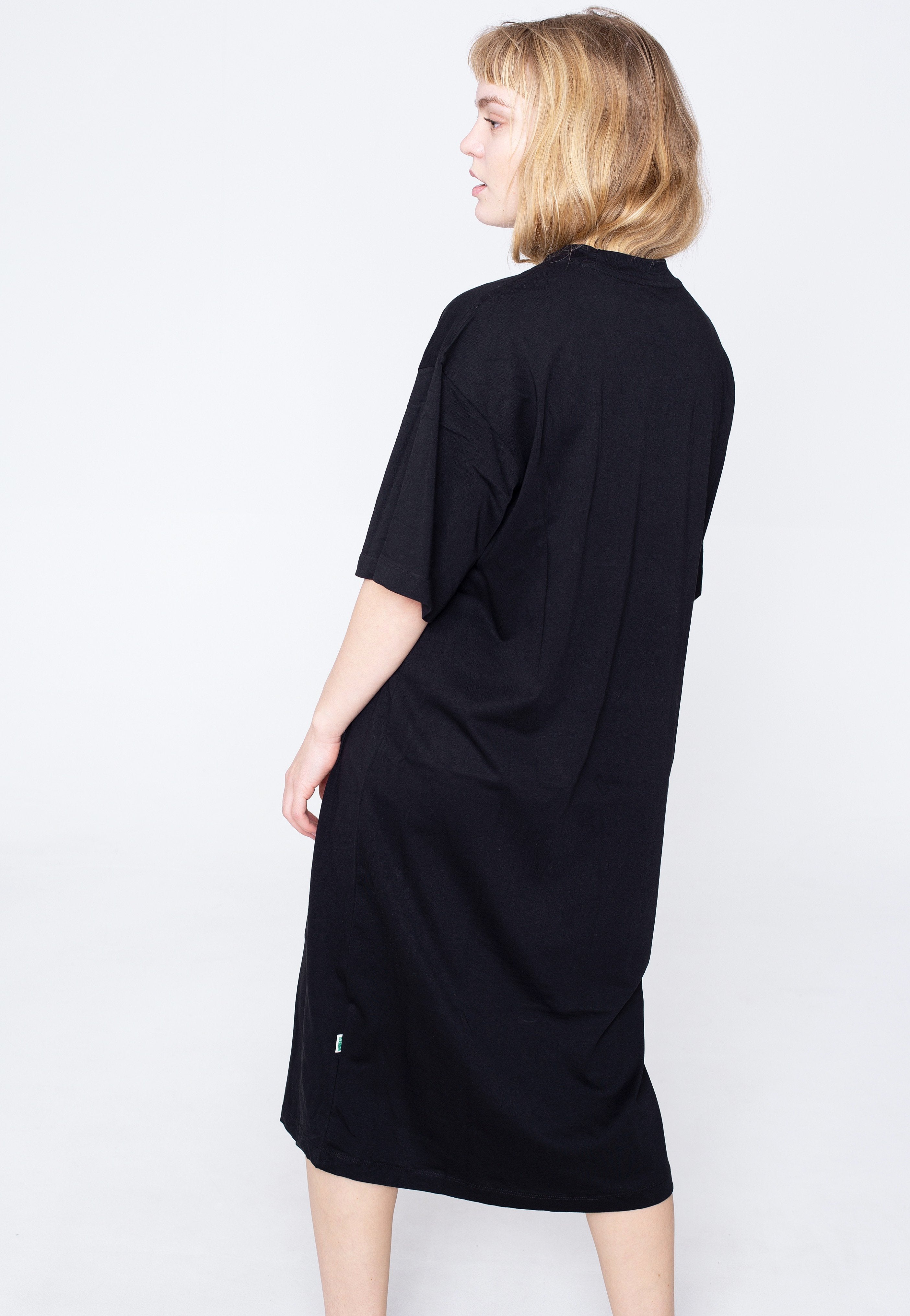 Urban Classics - Ladies Organic Long Oversized Black - Dress