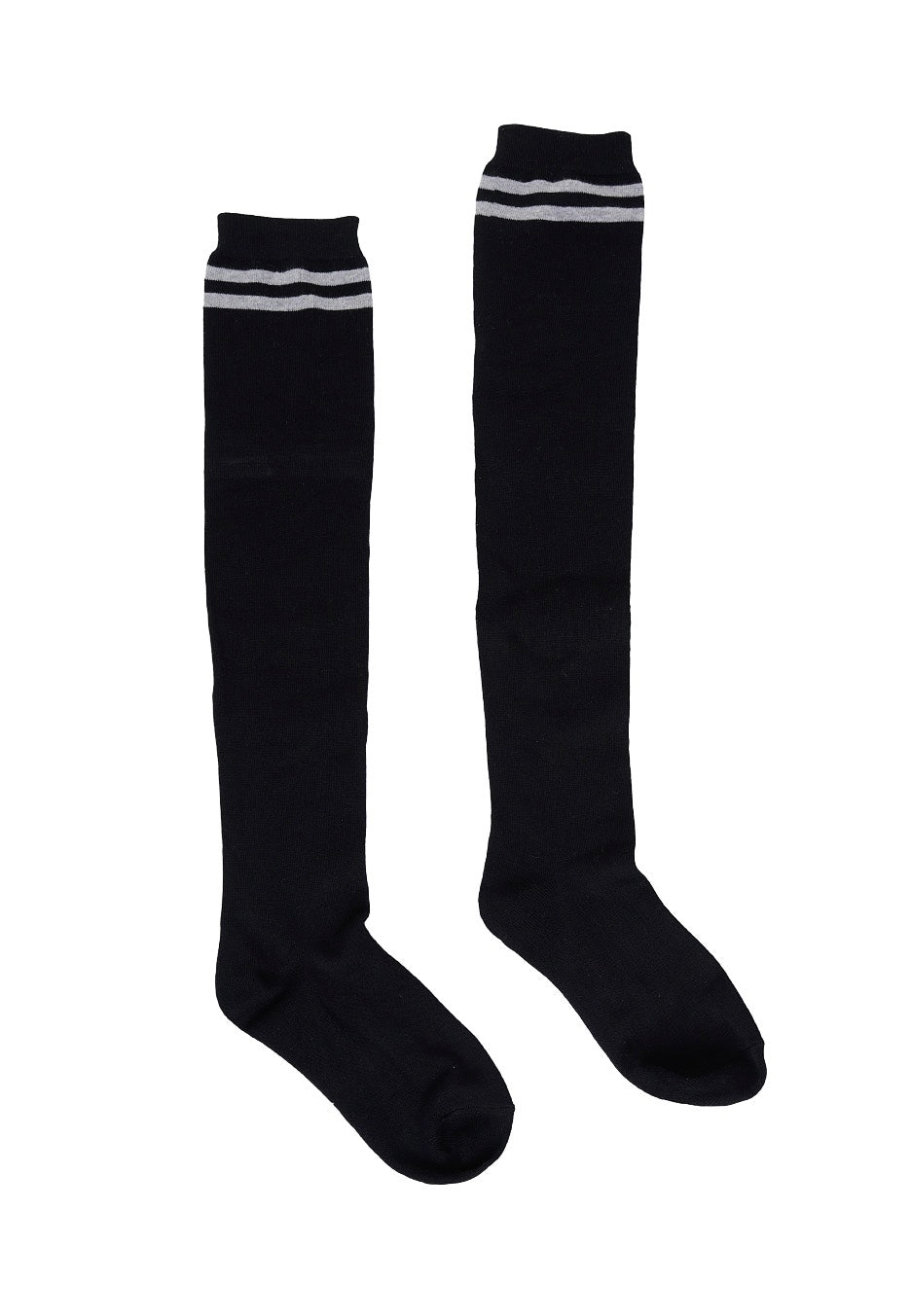 Urban Classics - Overknee 2-Pack Black/Black & Black/Grey - Socks | Women-Image