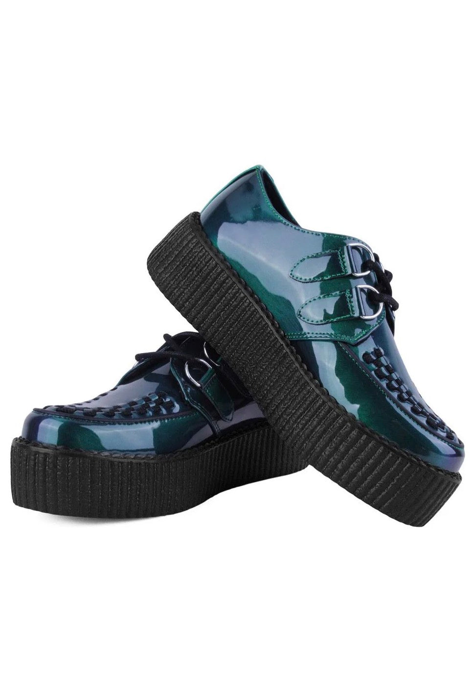 Viva High Green Metallic Girl Shoes Nuclear Blast