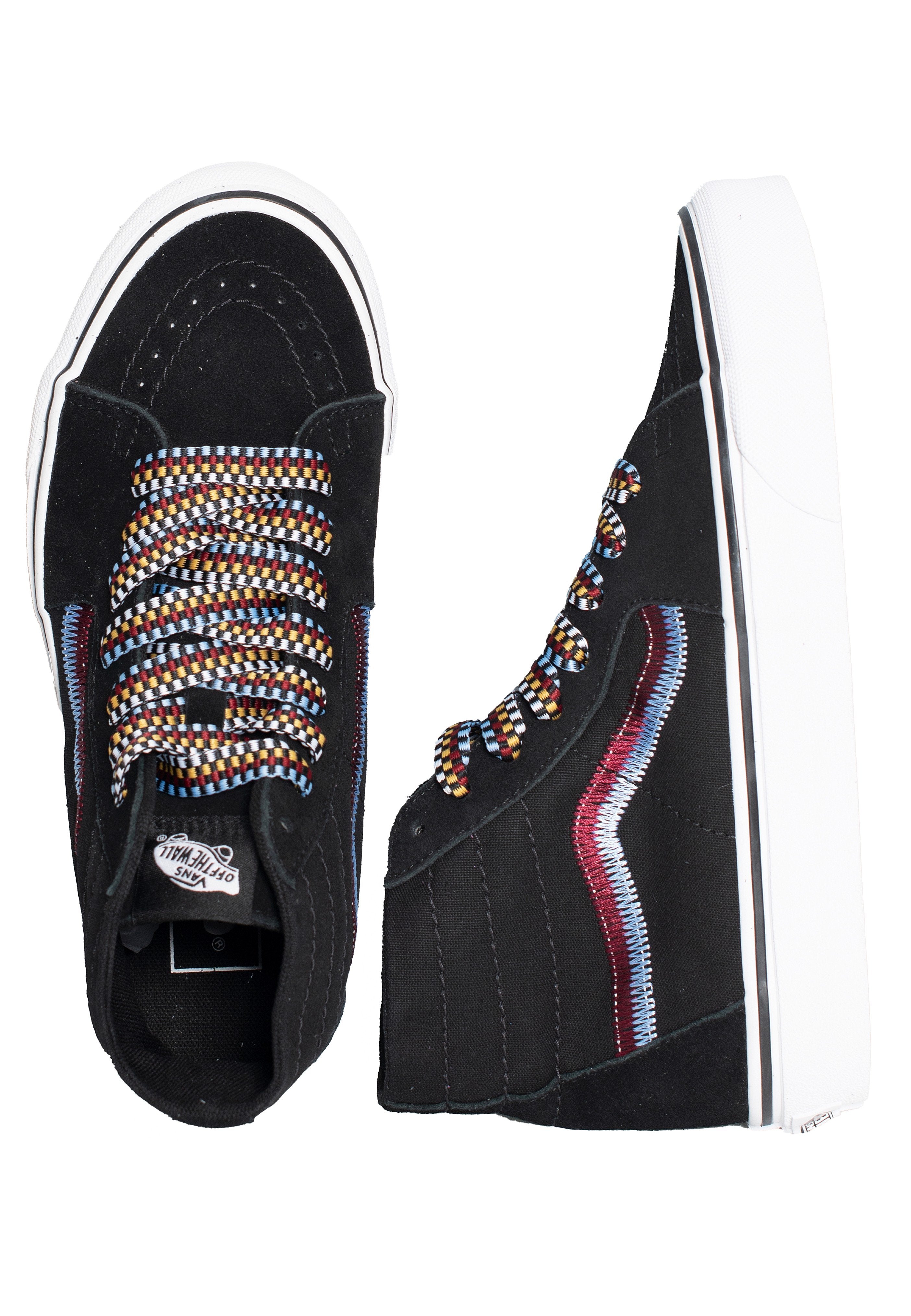 Vans - Sk8-Hi Tapered Embroidery Black - Girl Shoes