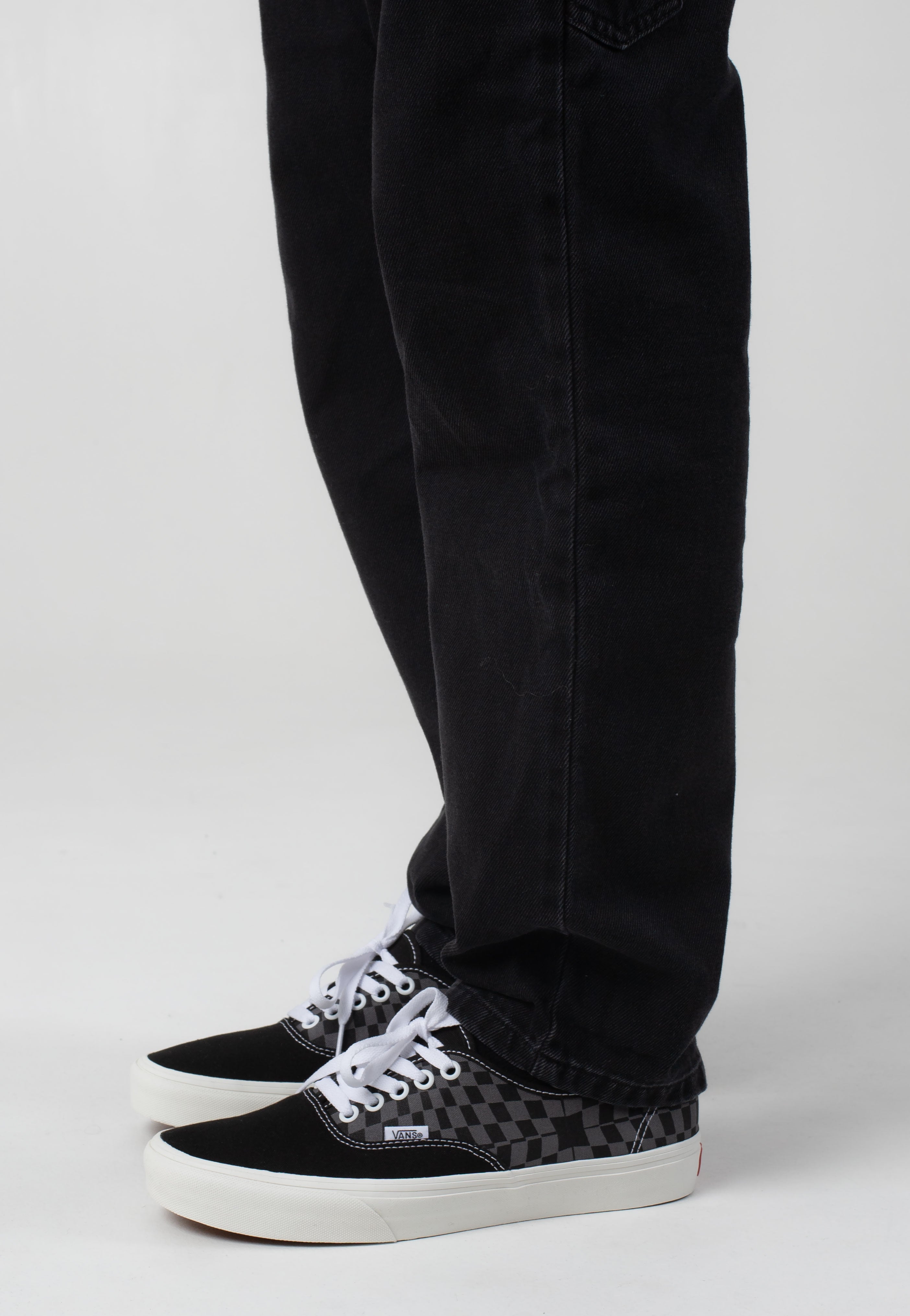 Vans - Authentic Warp Check Black - Shoes | Men-Image