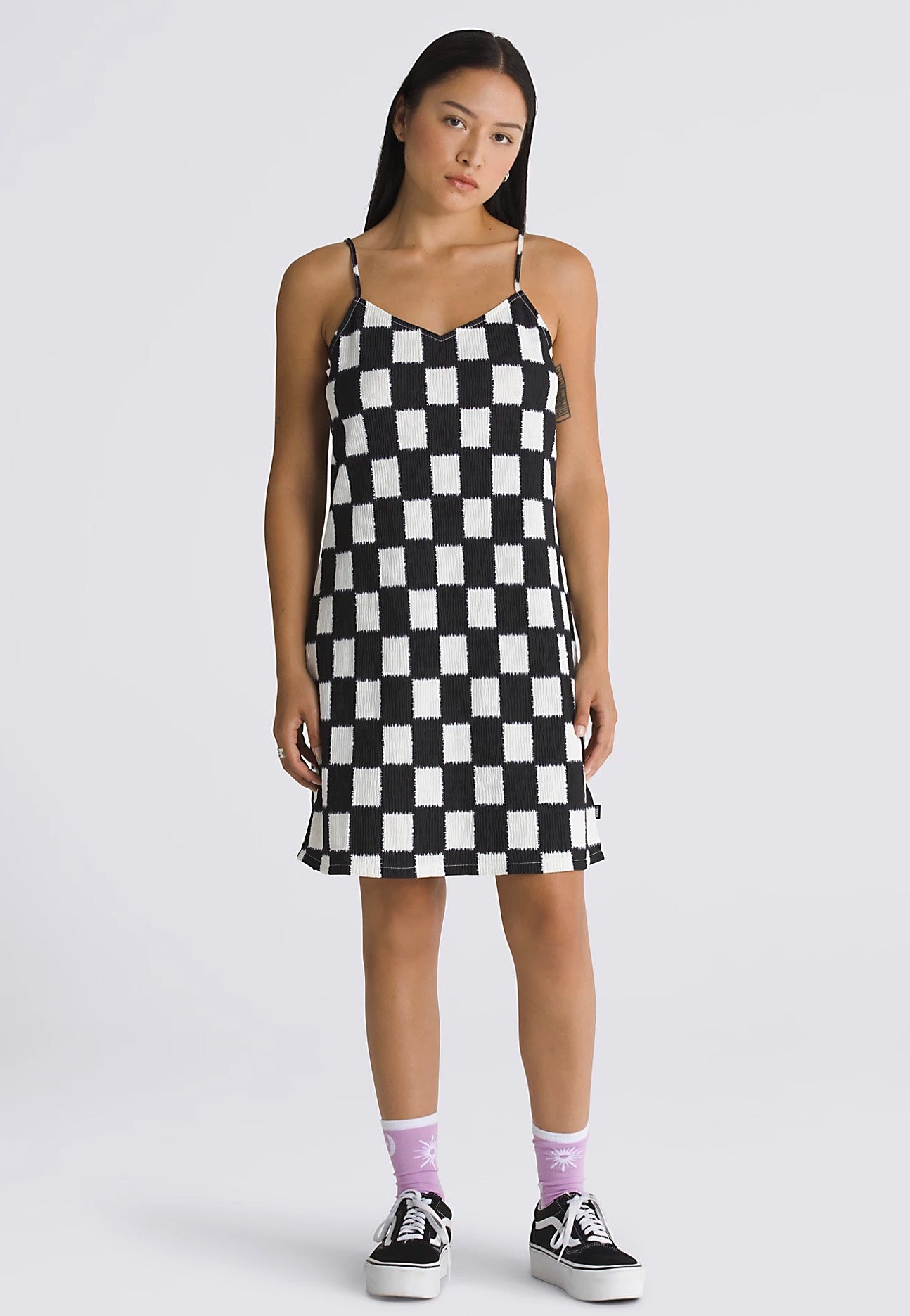 Vans - Benton Checker Cami Black/Marshmallow - Dress | Nuclear Blast Vans - Benton Checker Cami Black/Marshmallow - Dress | Nuclear Blast