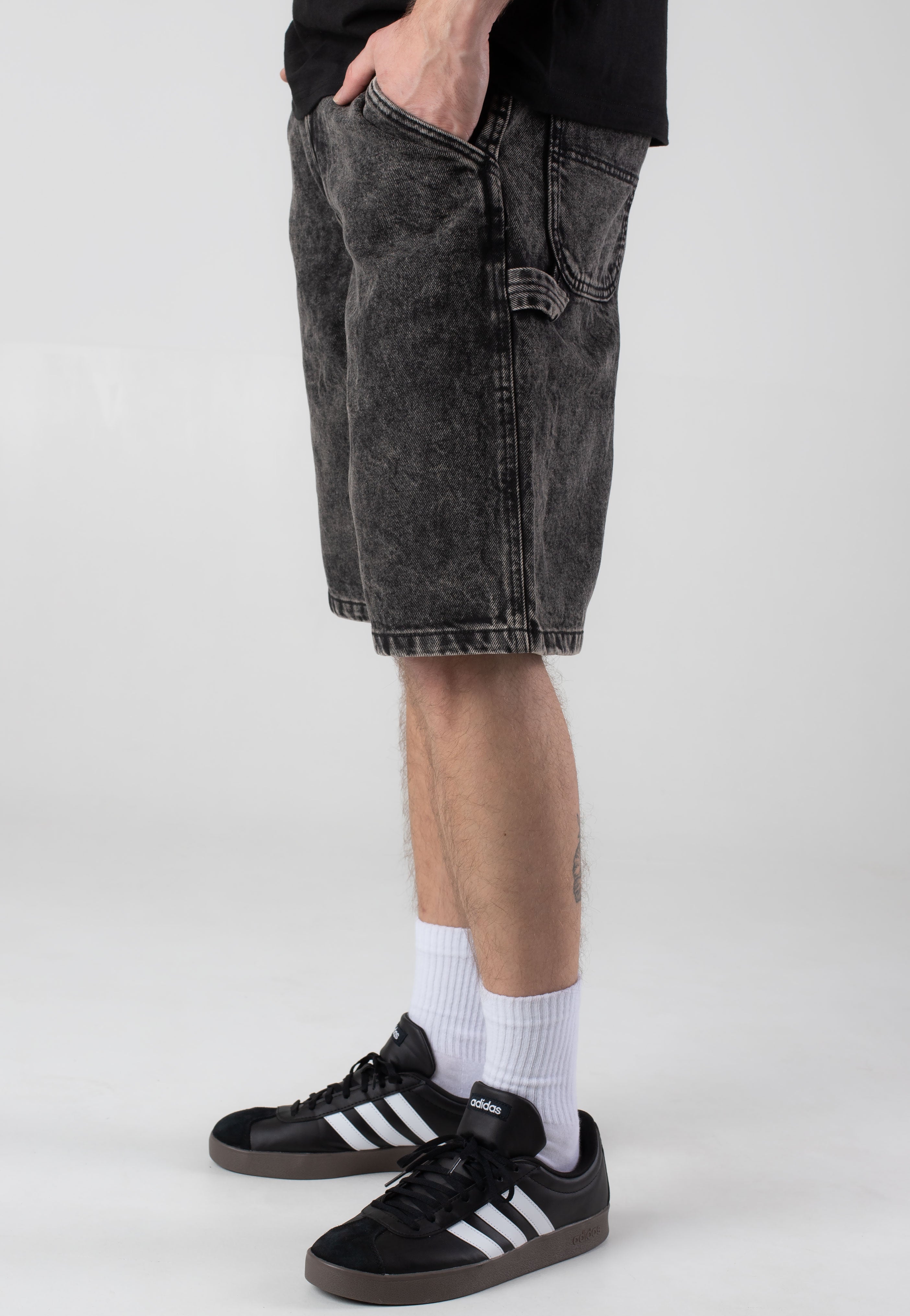 Vans - Drill Chore Loose Stonewash Black - Shorts | Men-Image