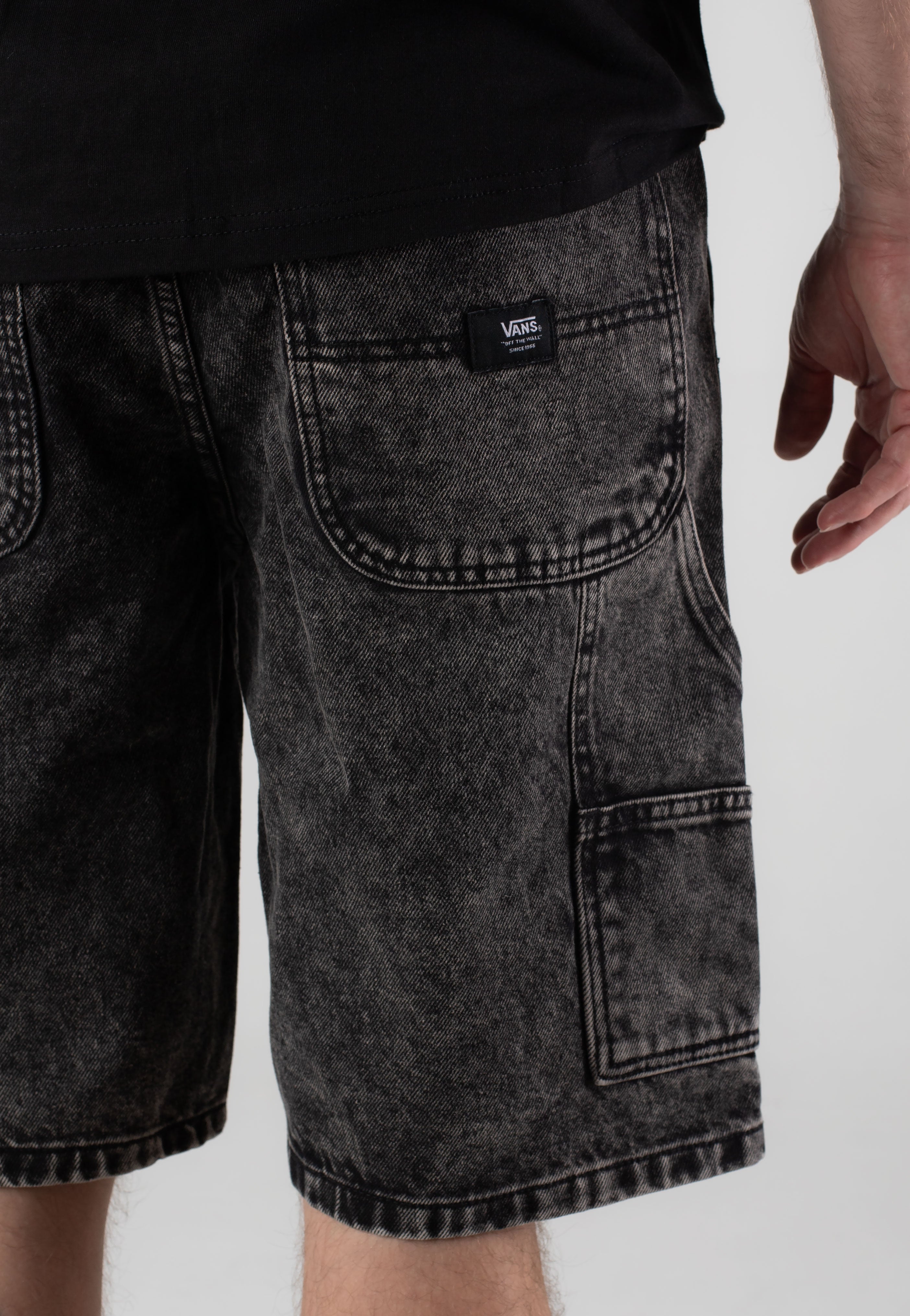 Vans - Drill Chore Loose Stonewash Black - Shorts | Men-Image