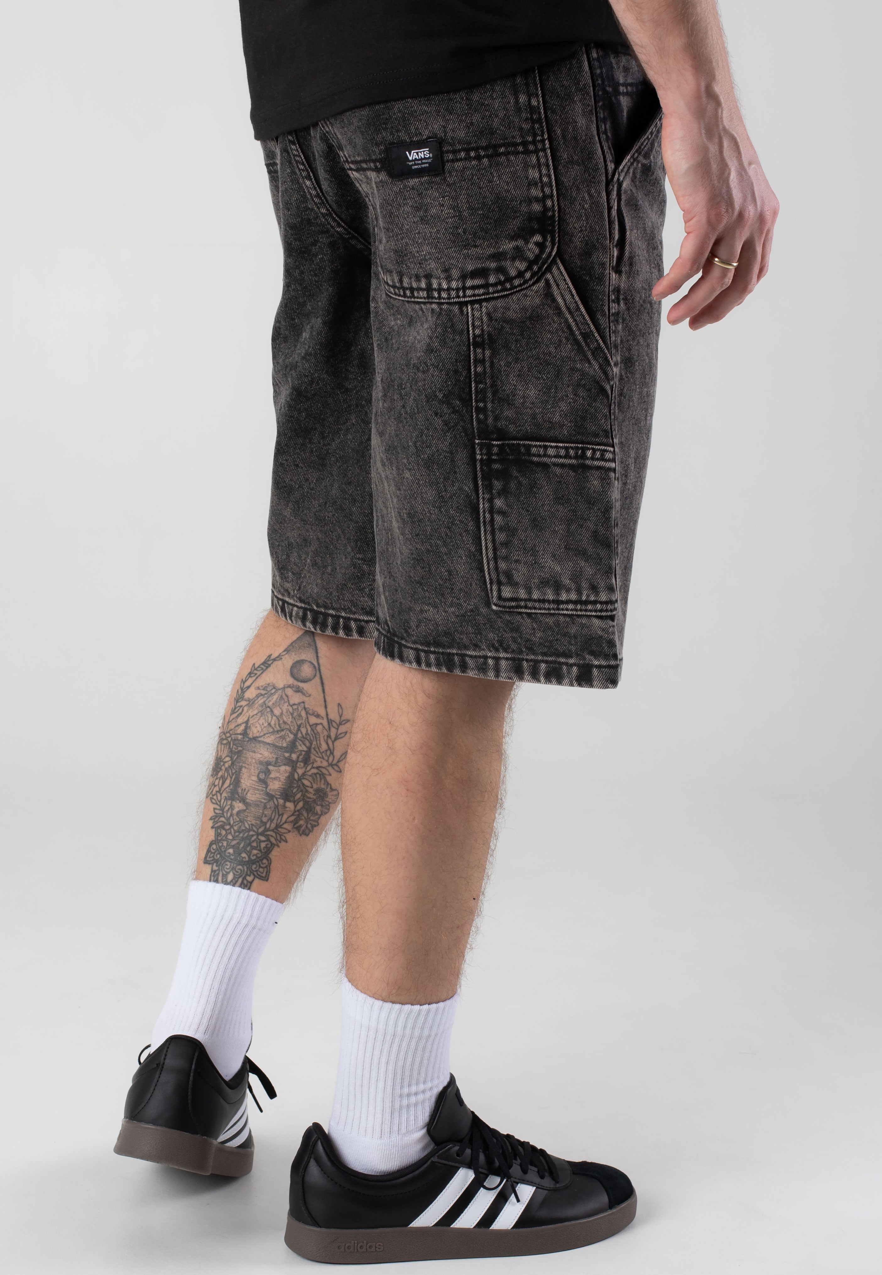 Vans - Drill Chore Loose Stonewash Black - Shorts | Men-Image