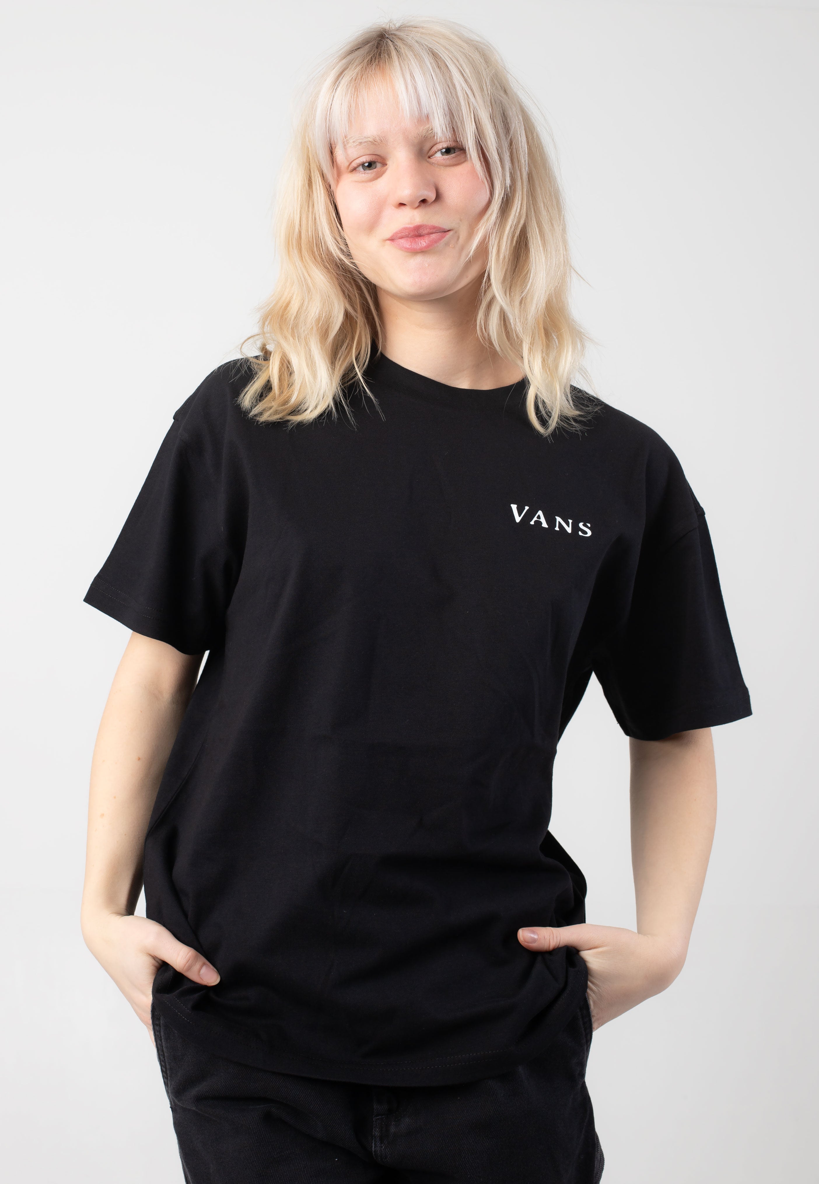 Vans - Night Orb Oversized Black - T-Shirt | Women-Image