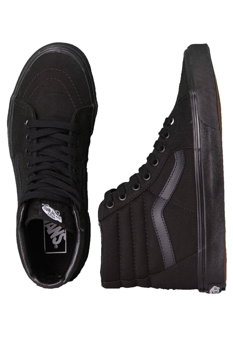 Vans - Sk8-Hi Black/Black/Black - Shoes