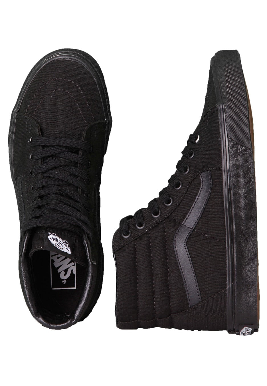 Vans - Sk8-Hi Black/Black/Black - Girl Shoes