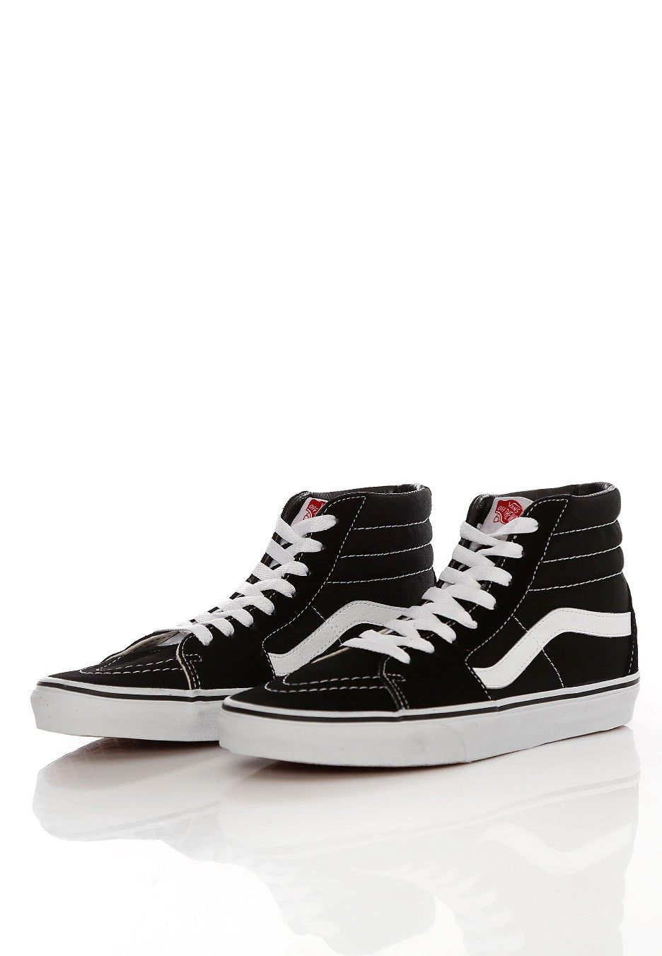 Vans - Sk8-Hi Black/Black/White - Girl Shoes