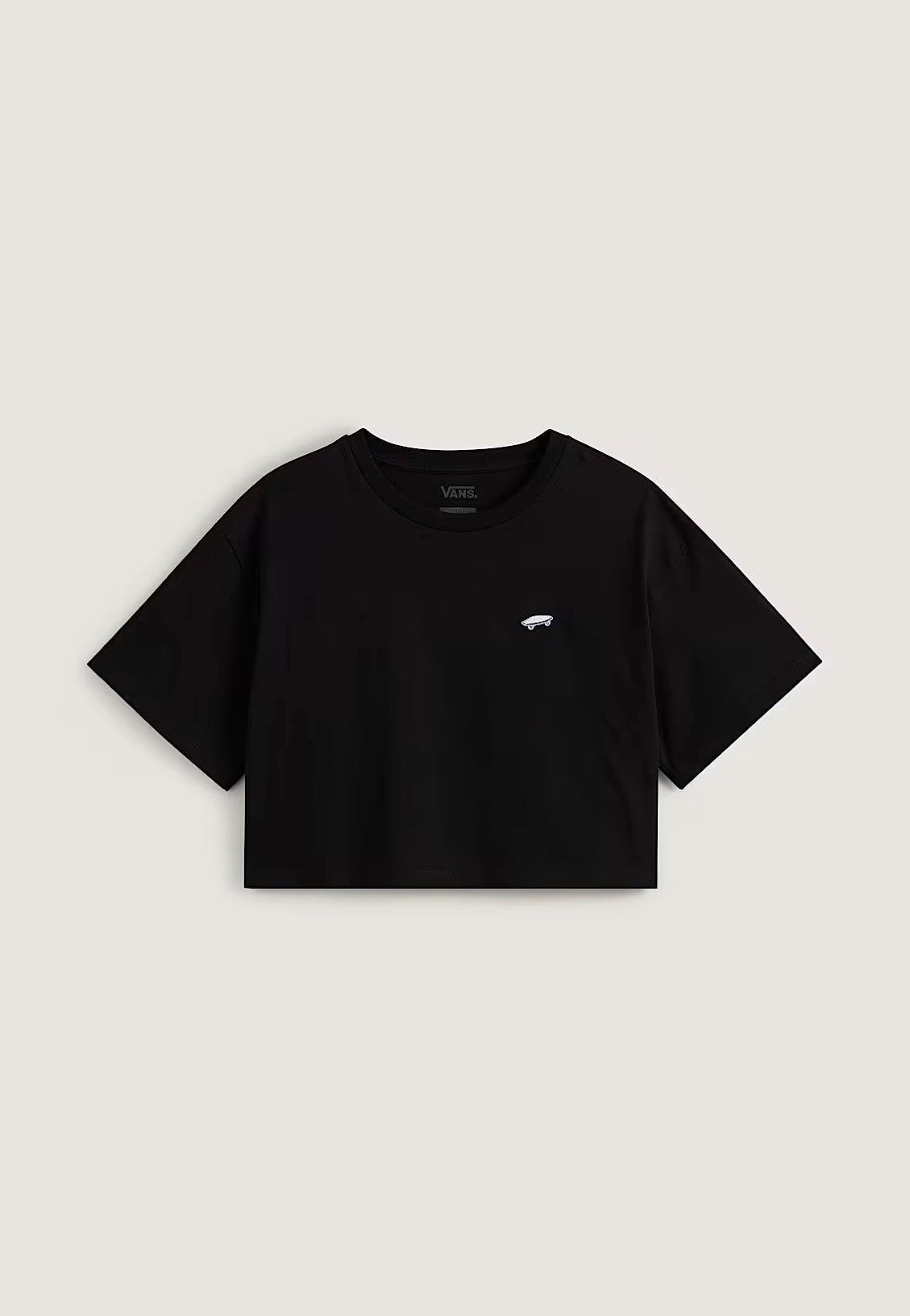 Vans - W Salton Relax Crop Black - T-Shirt | Women-Image