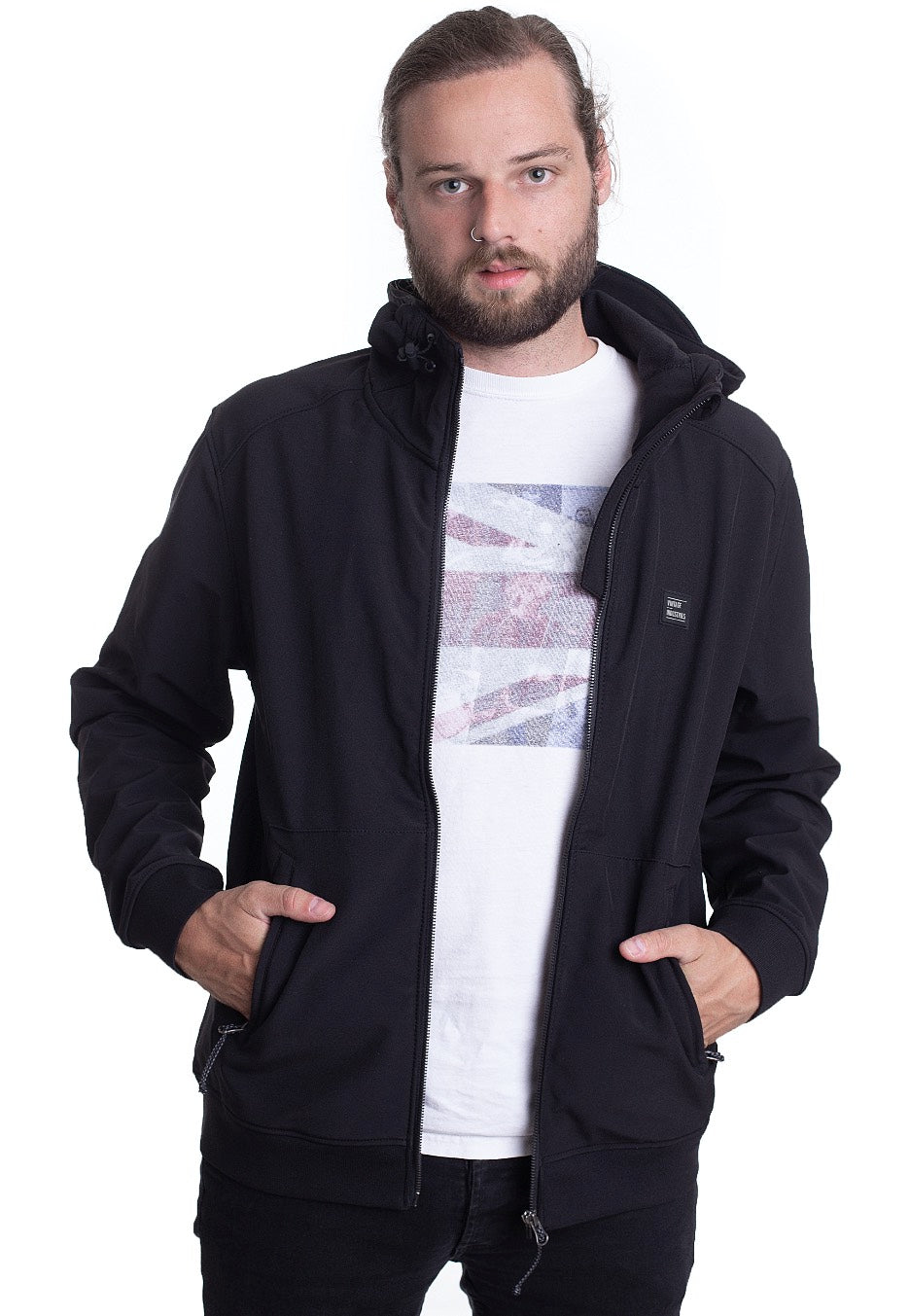 Vintage Industries Ashore Softshell Black Chaqueta