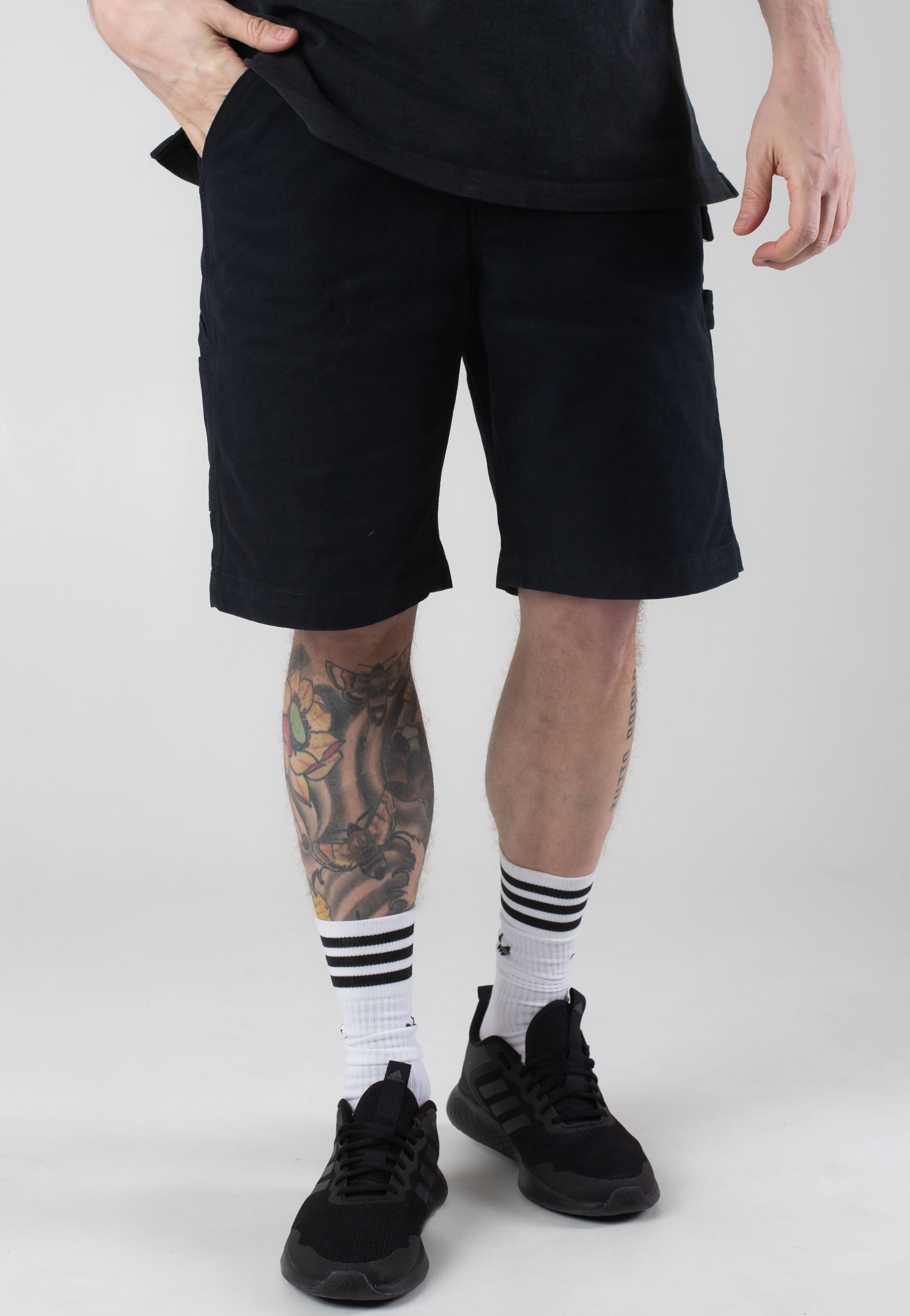 Vintage Industries - Dayton Black - Shorts | Men-Image
