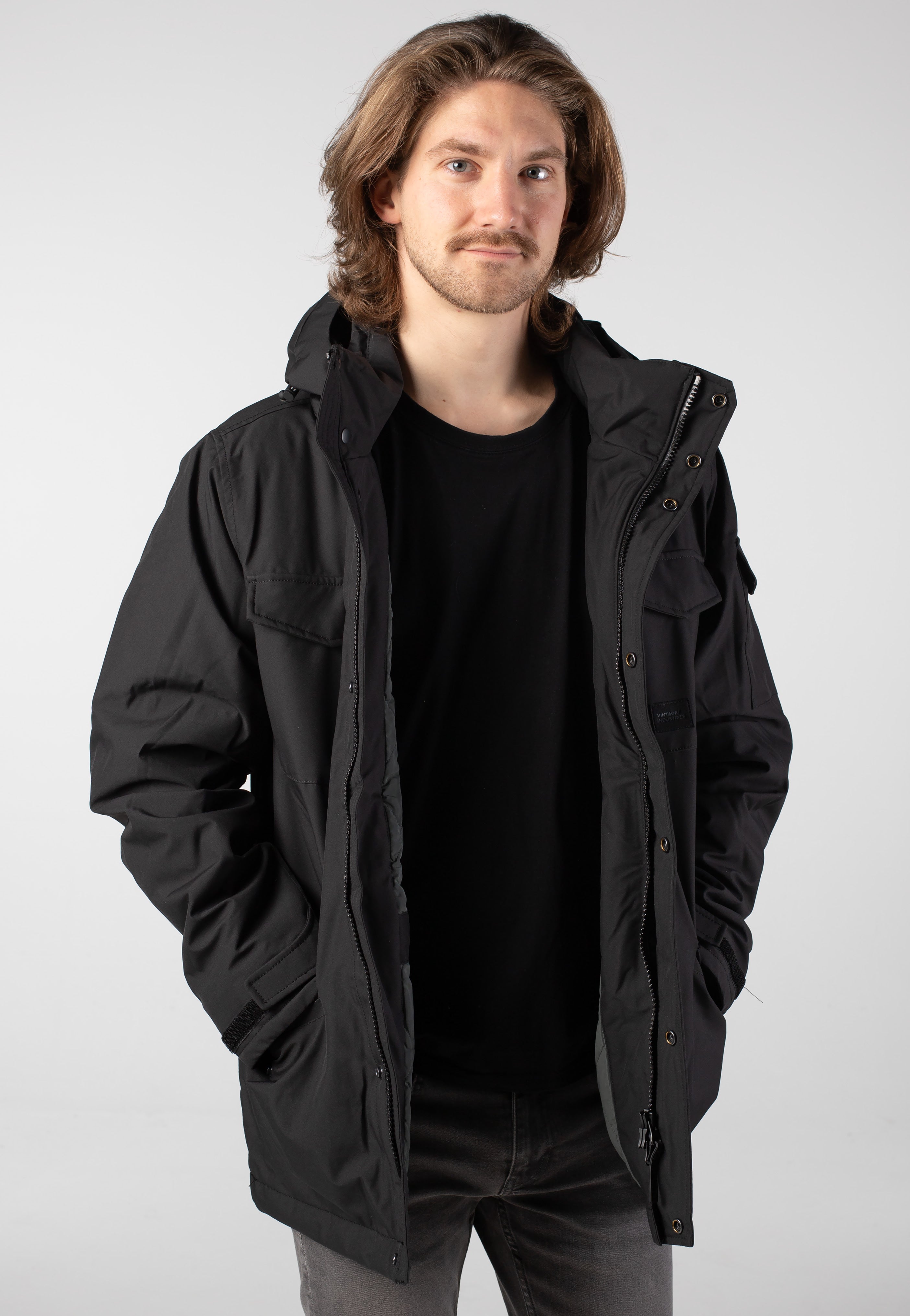 Vintage Industries - Kendall Black - Jacket | Men-Image