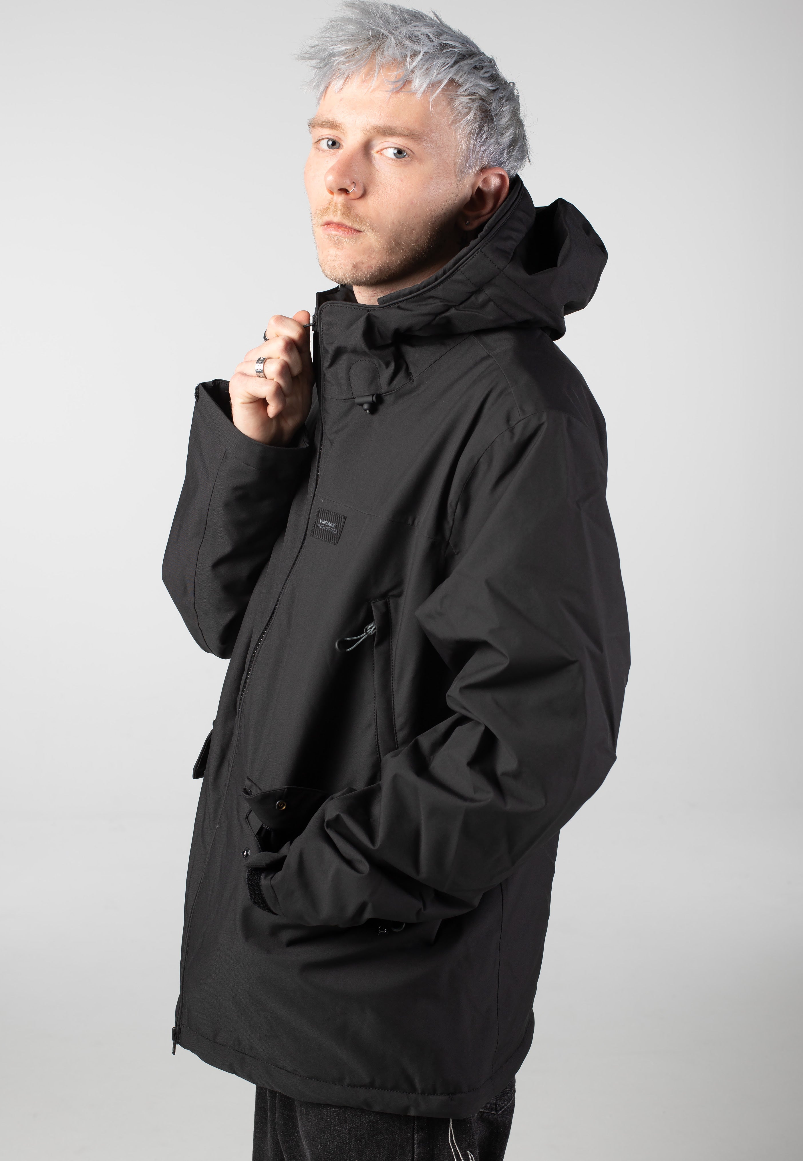 Vintage Industries - Kirk Black - Jacket | Men-Image