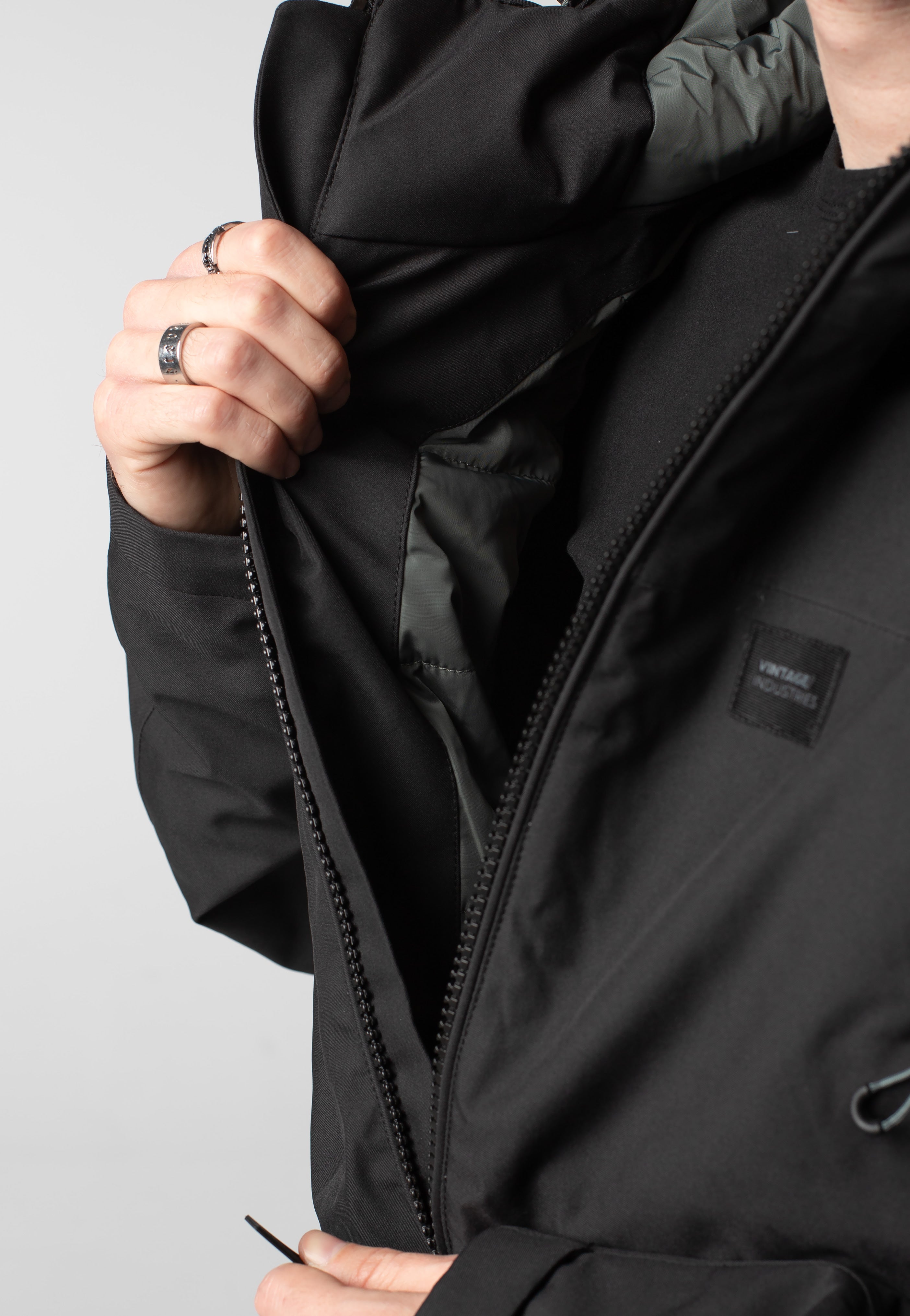 Vintage Industries - Kirk Black - Jacket | Men-Image