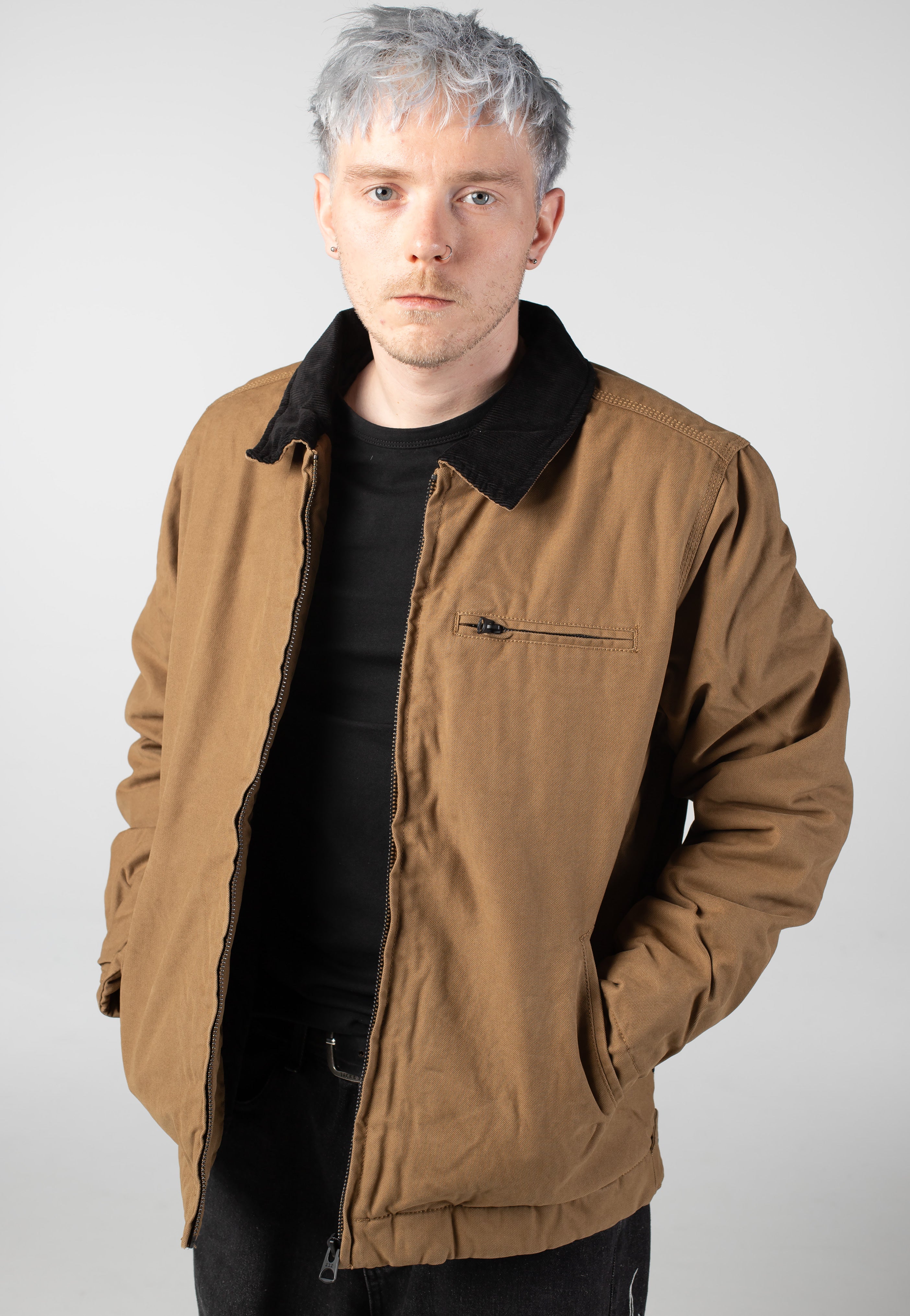 Vintage Industries - Osker Dark Tan - Jacket | Men-Image