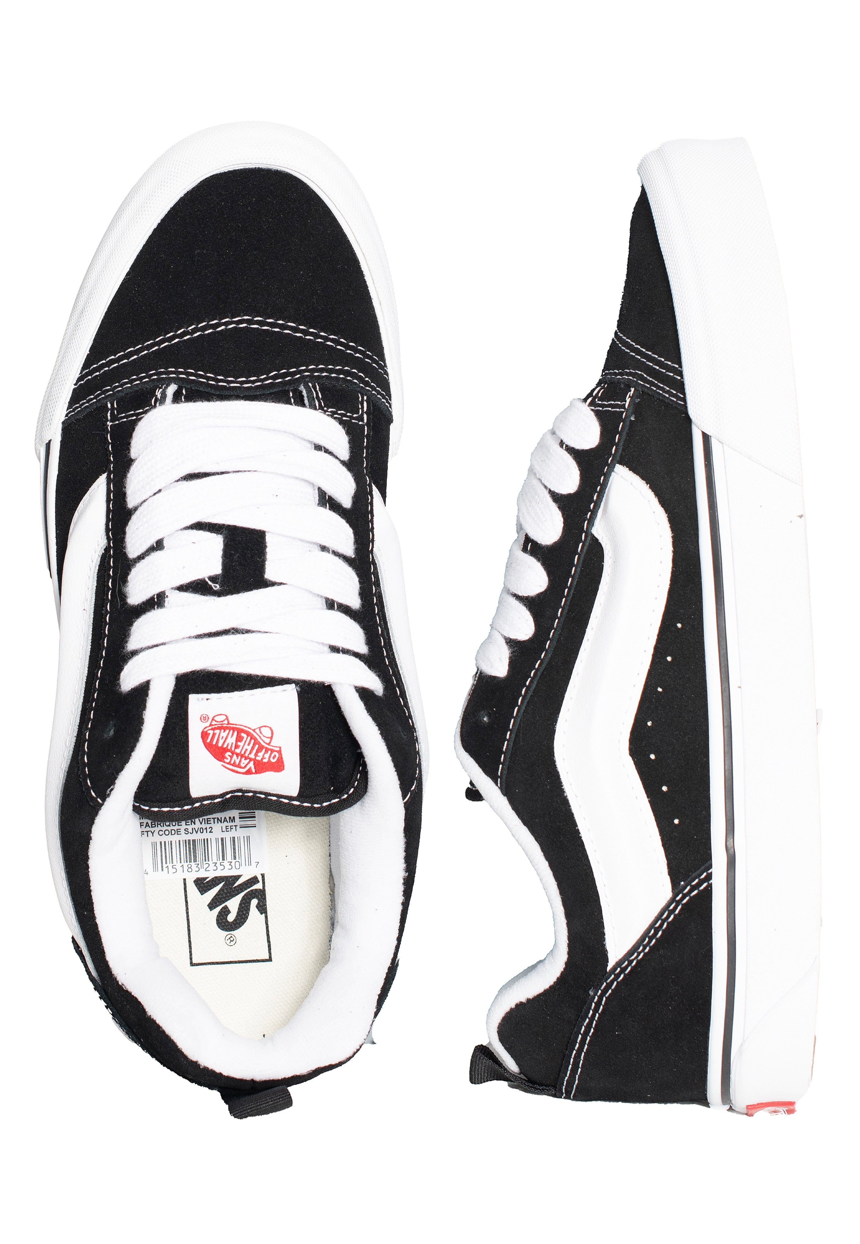 Vans - Knu Skool Black/True White - Shoes | Neutral-Image