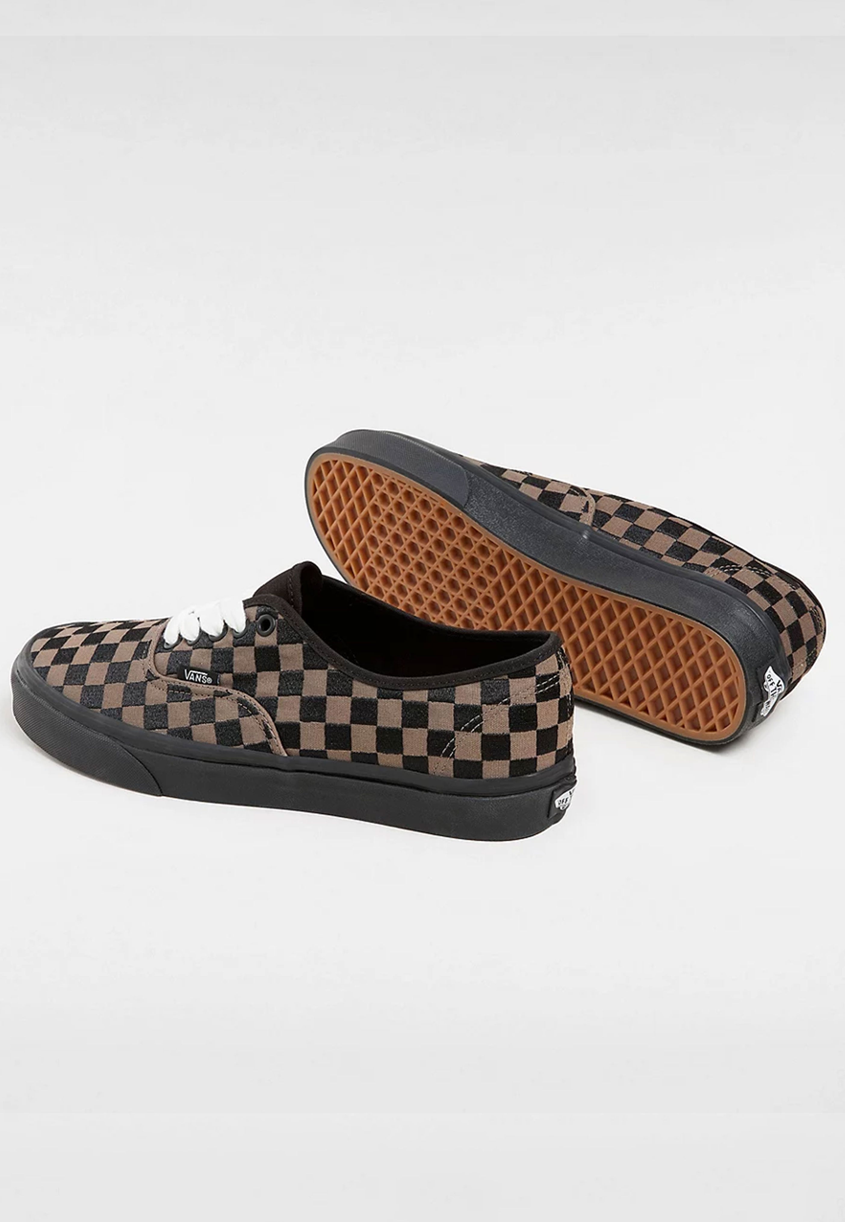 Vans - Authentic Embroidered Checker Black - Shoes