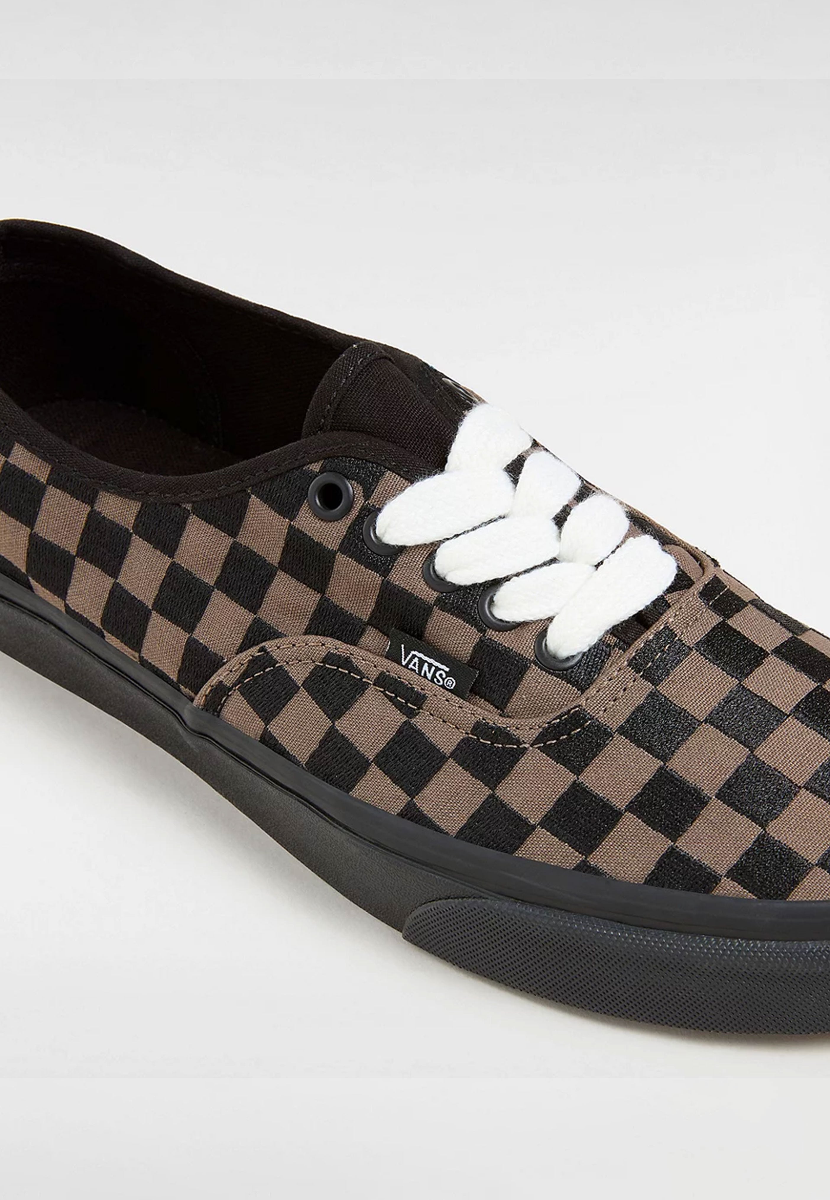 Vans - Authentic Embroidered Checker Black - Shoes