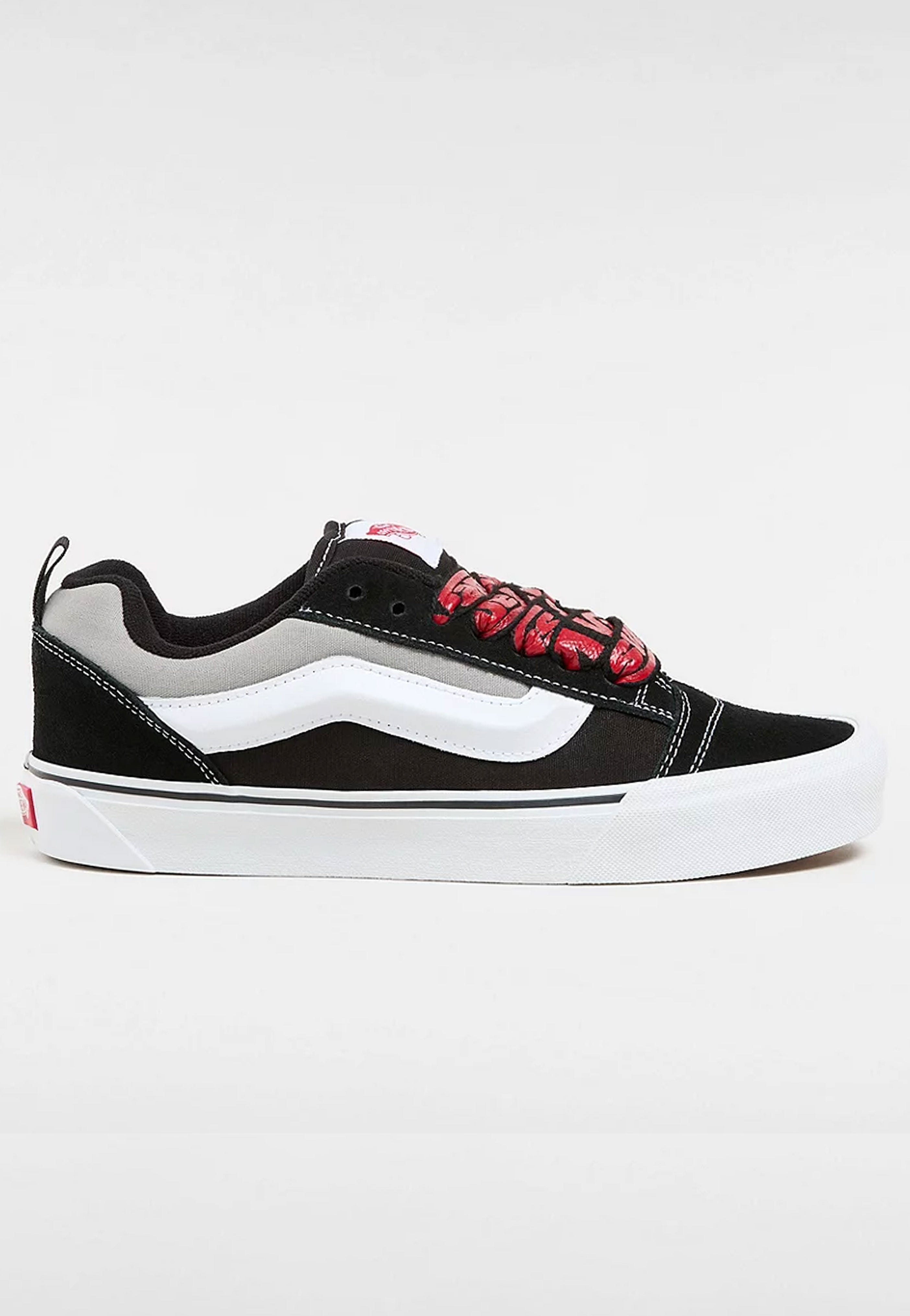 Vans Knu Skool Red Schuhe Vans Rot Vans Knu Skool Jumbo Vans Black