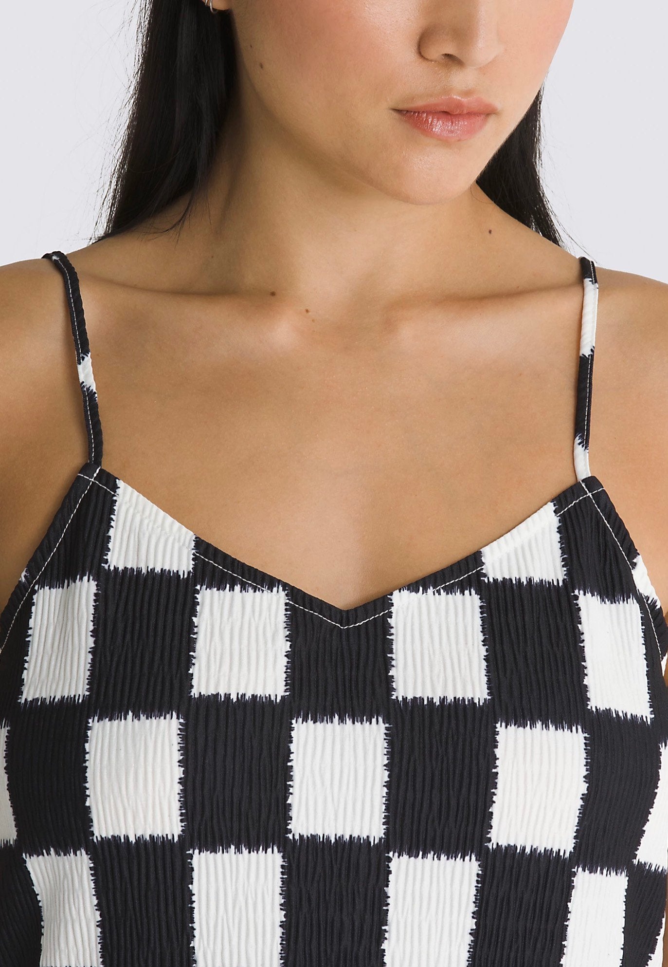 Vans - Benton Checker Cami Black/Marshmallow - Dress