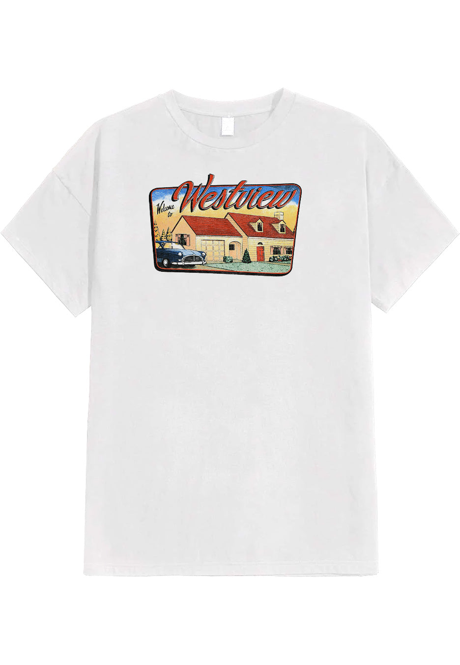 WandaVision - Welcome To WestView White - T-Shirt | Neutral-Image