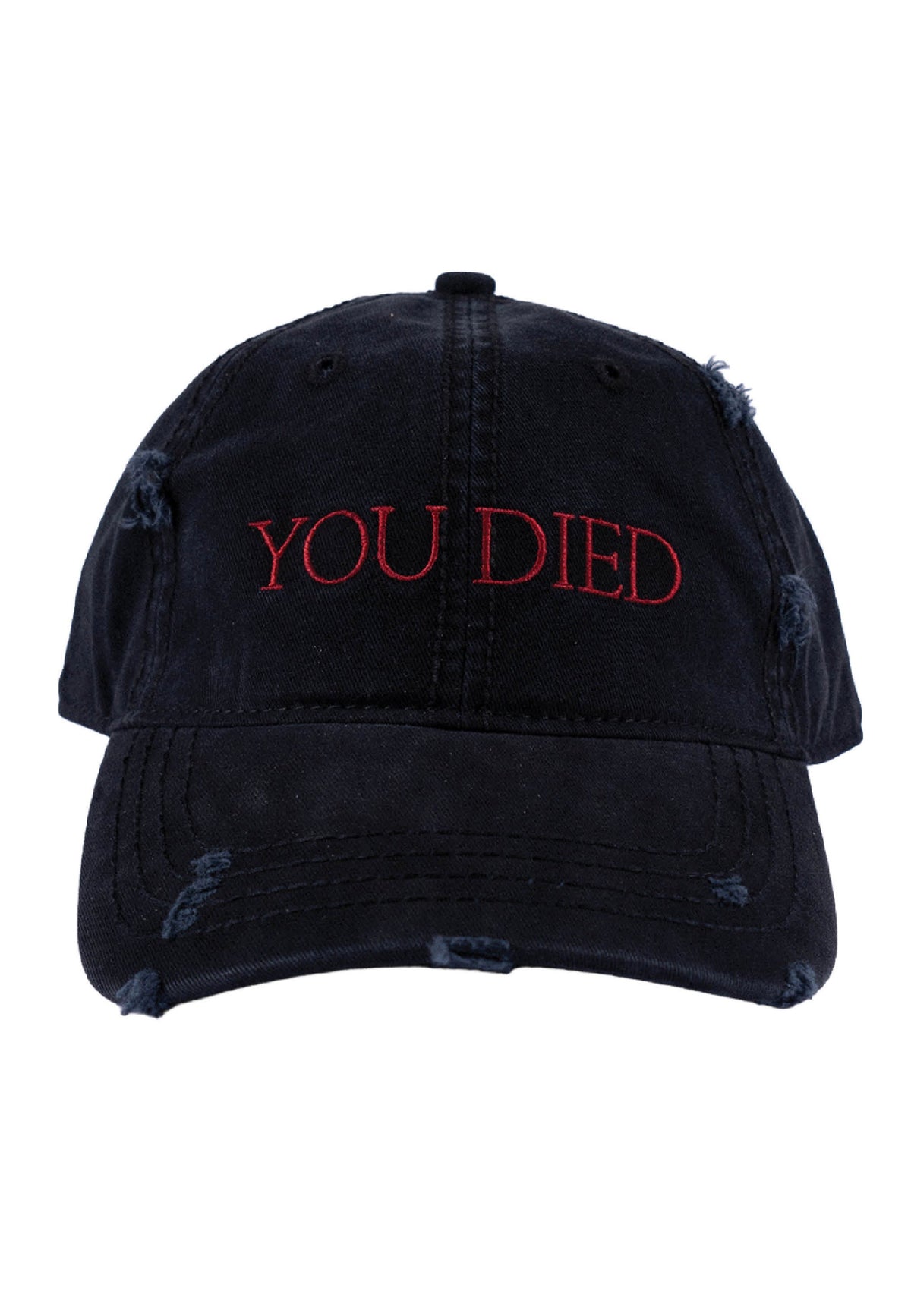 Welcome x Dark Souls You Died Distressed Twill 6-Panel Uns Cap