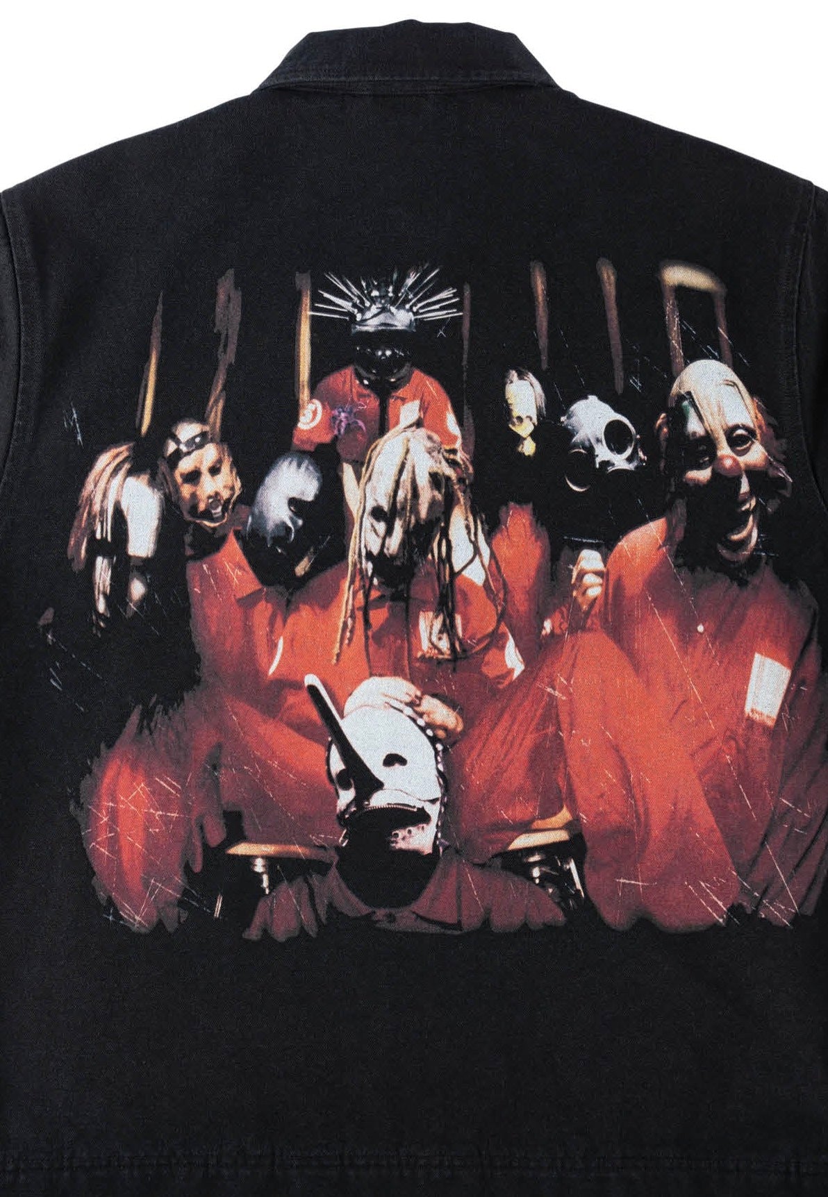 Welcome x Slipknot - Self-Titled Canvas Black - Jeans Jacket | Men-Image