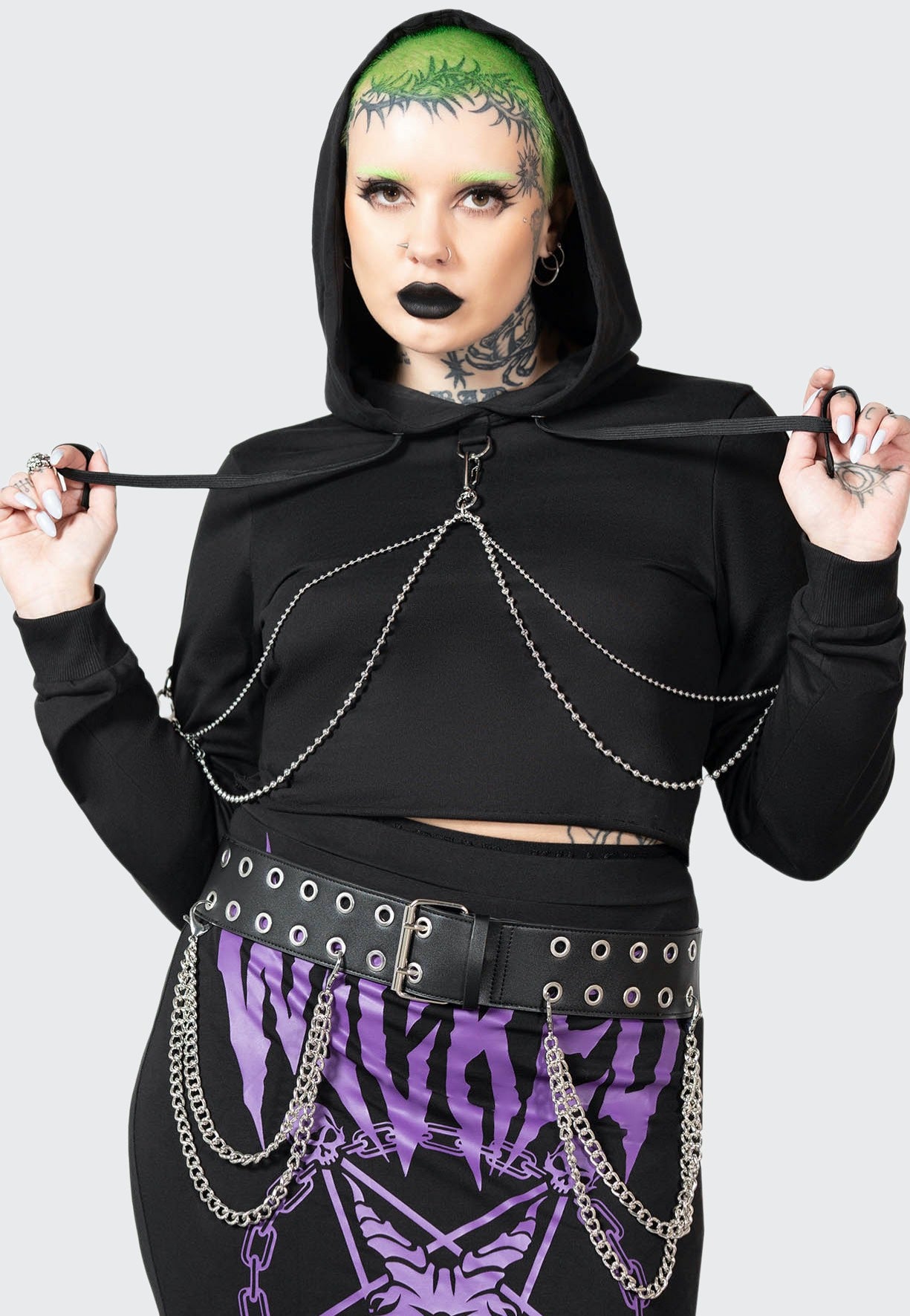 Killstar - Wicked Crop Crew Black - Hoodie | Nuclear Blast