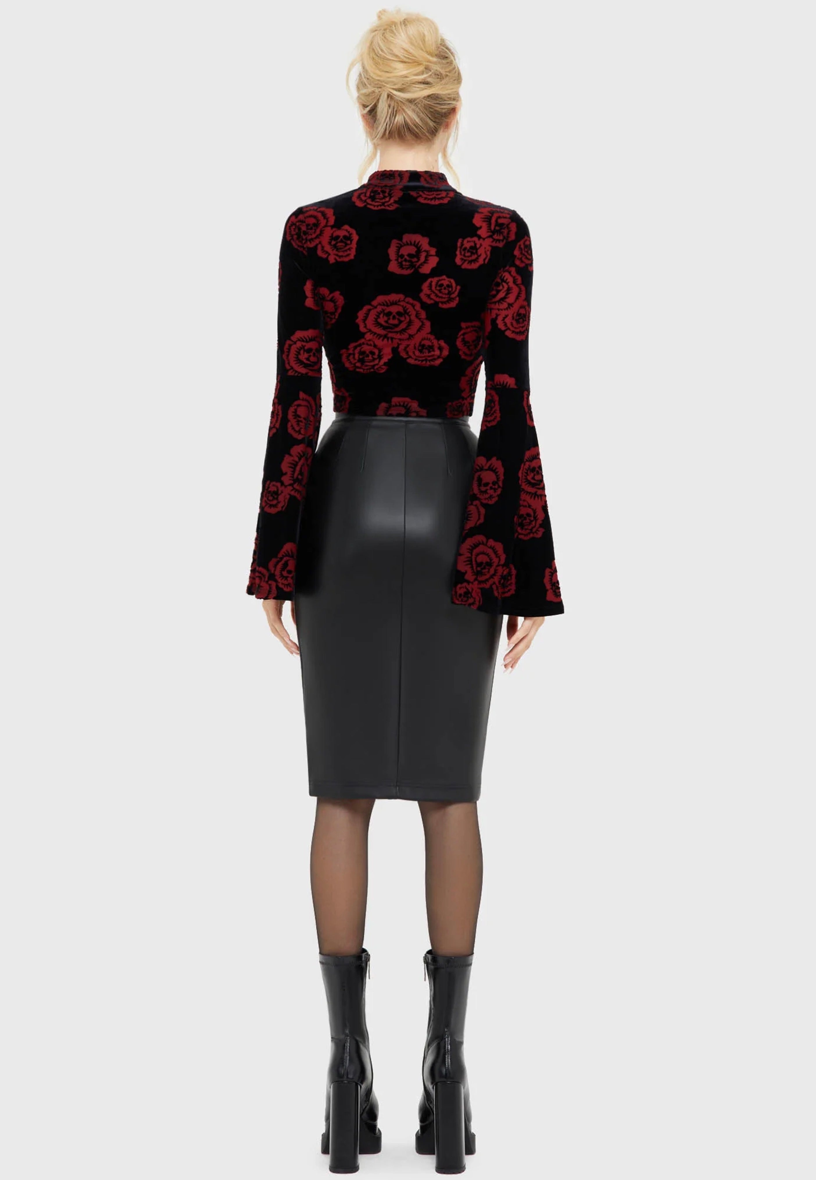 Killstar - Wicked Wisteria Black - Skirt | Women-Image