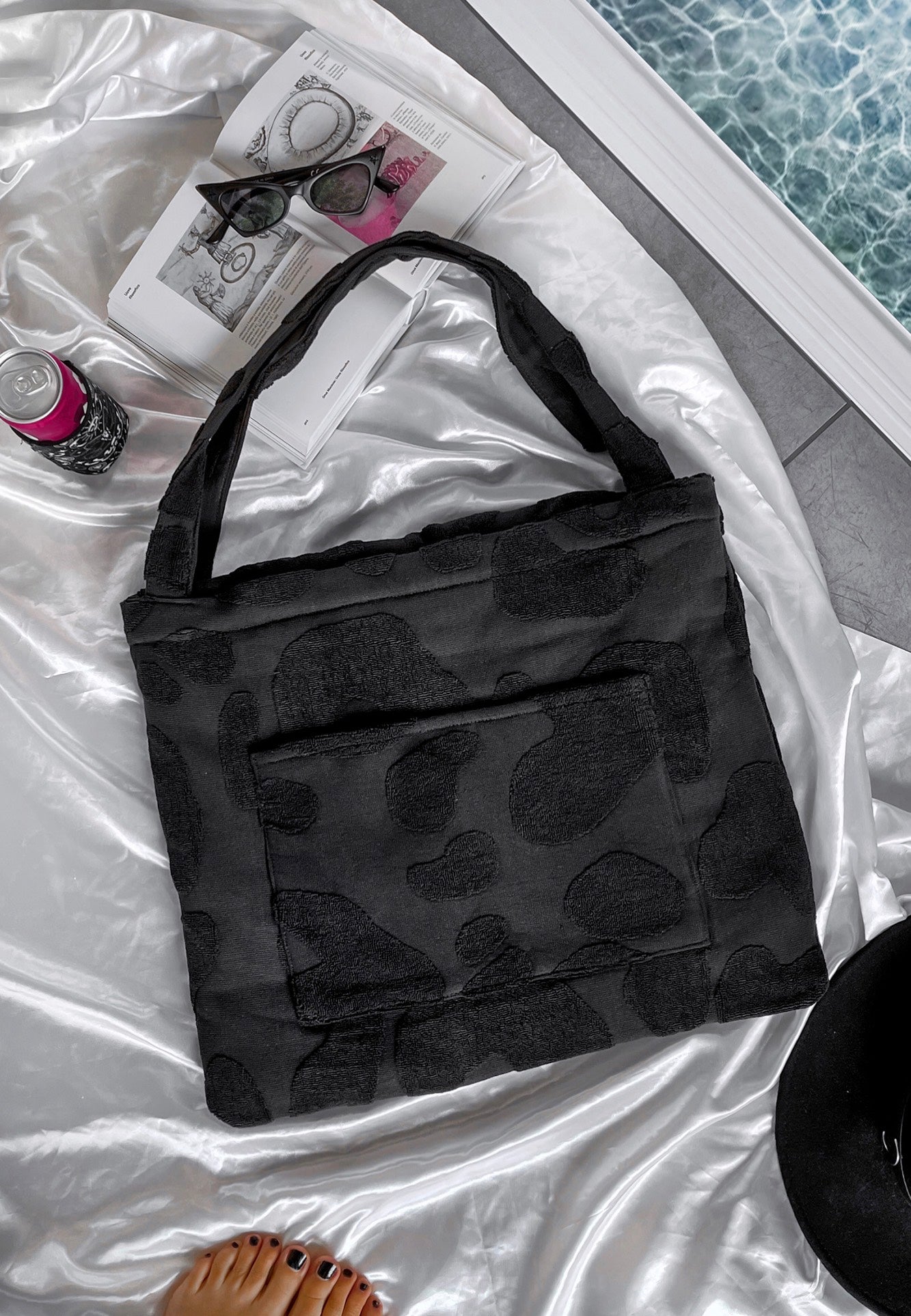 Killstar - Xtreme Beach Bag Black - Towel | Neutral-Image