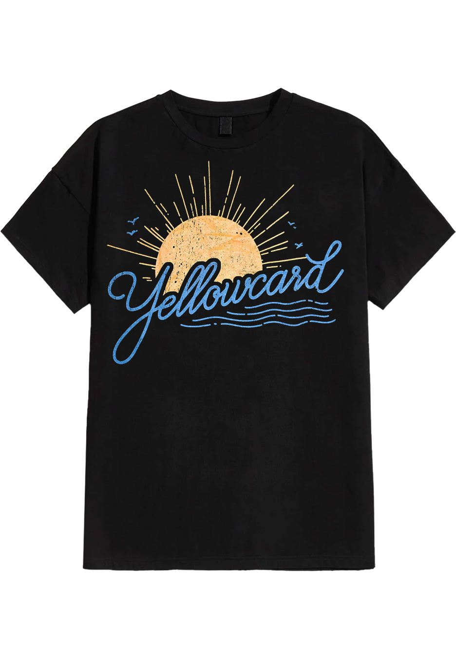 Yellowcard - Yellowcard Script Sun - T-Shirt | Neutral-Image