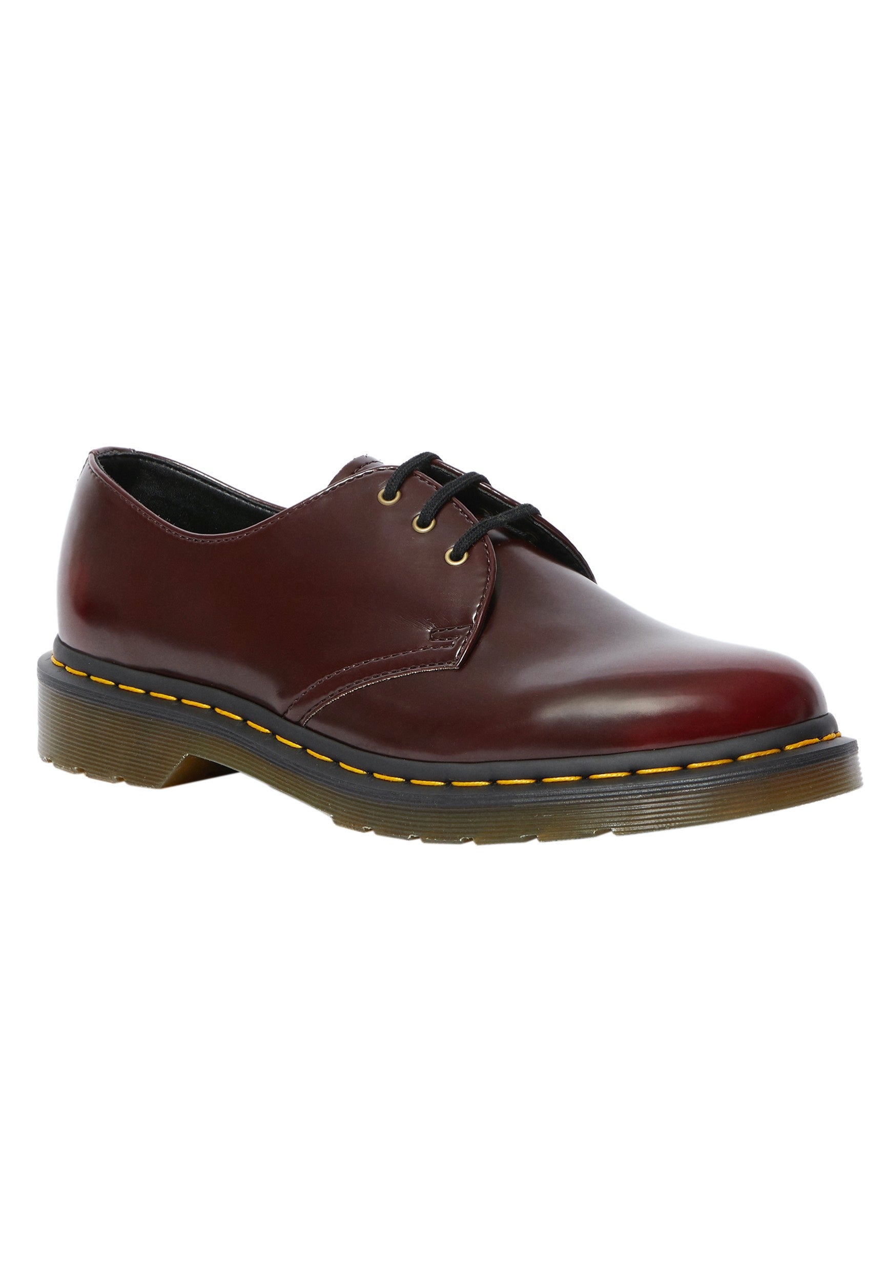 Dr. Martens - Vegan 1461 Cherry Red Oxford Rub Off - Shoes