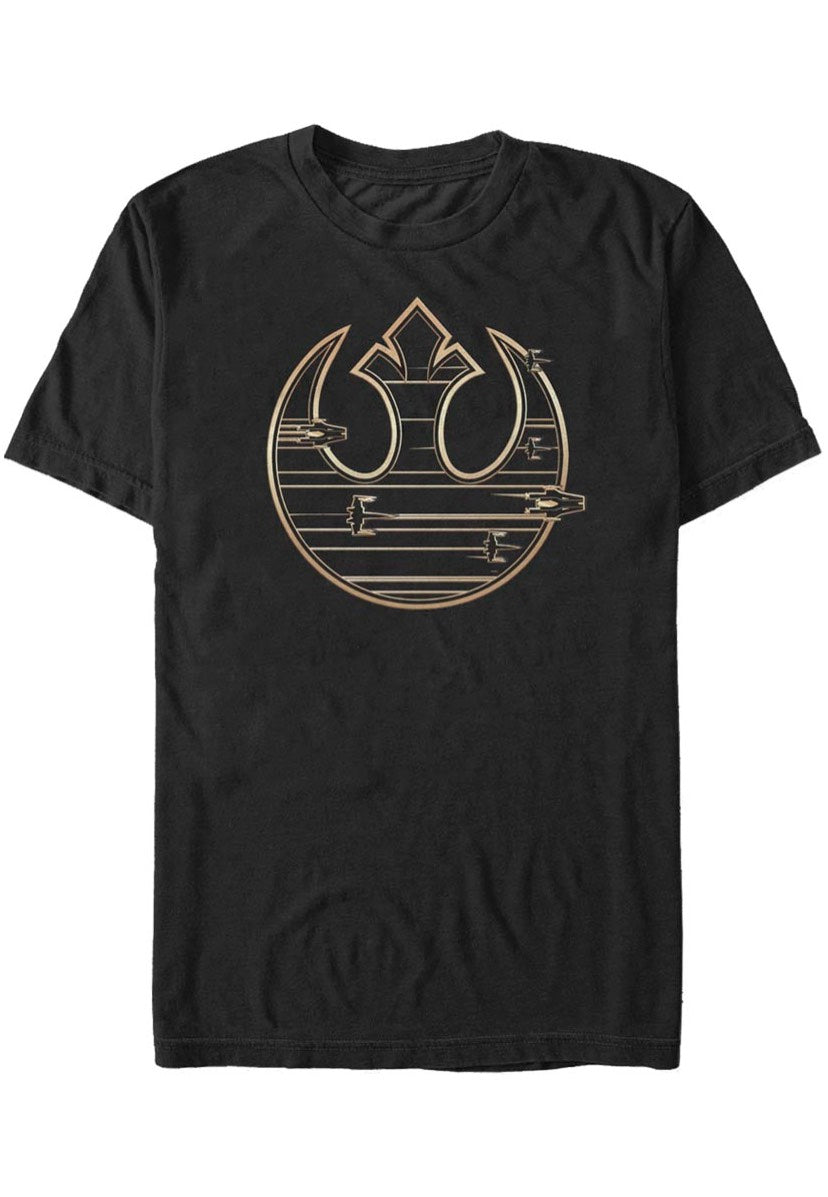 Star Wars - Gold Rebel Logo - T-Shirt