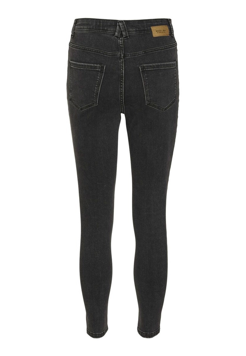 Noisy May - Agnes Button Skinny Black - Jeans