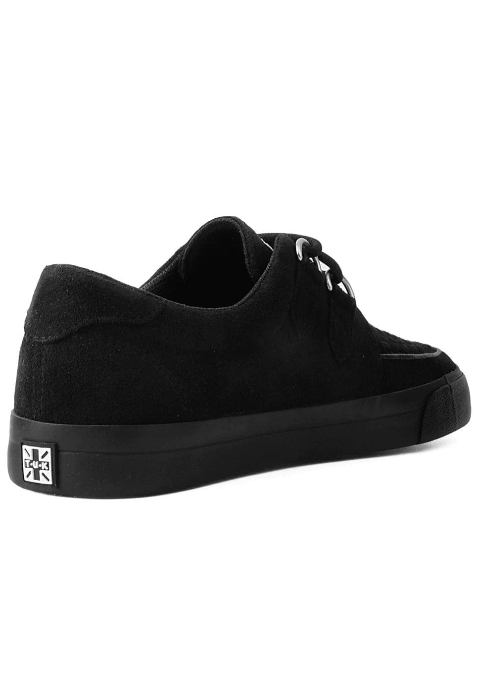 T.U.K. - Creeper Sneaker Black Faux Suede - Girl Shoes