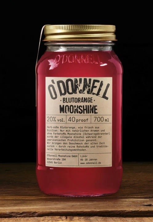 O'Donnell Moonshine - Blutorange - Liqueur