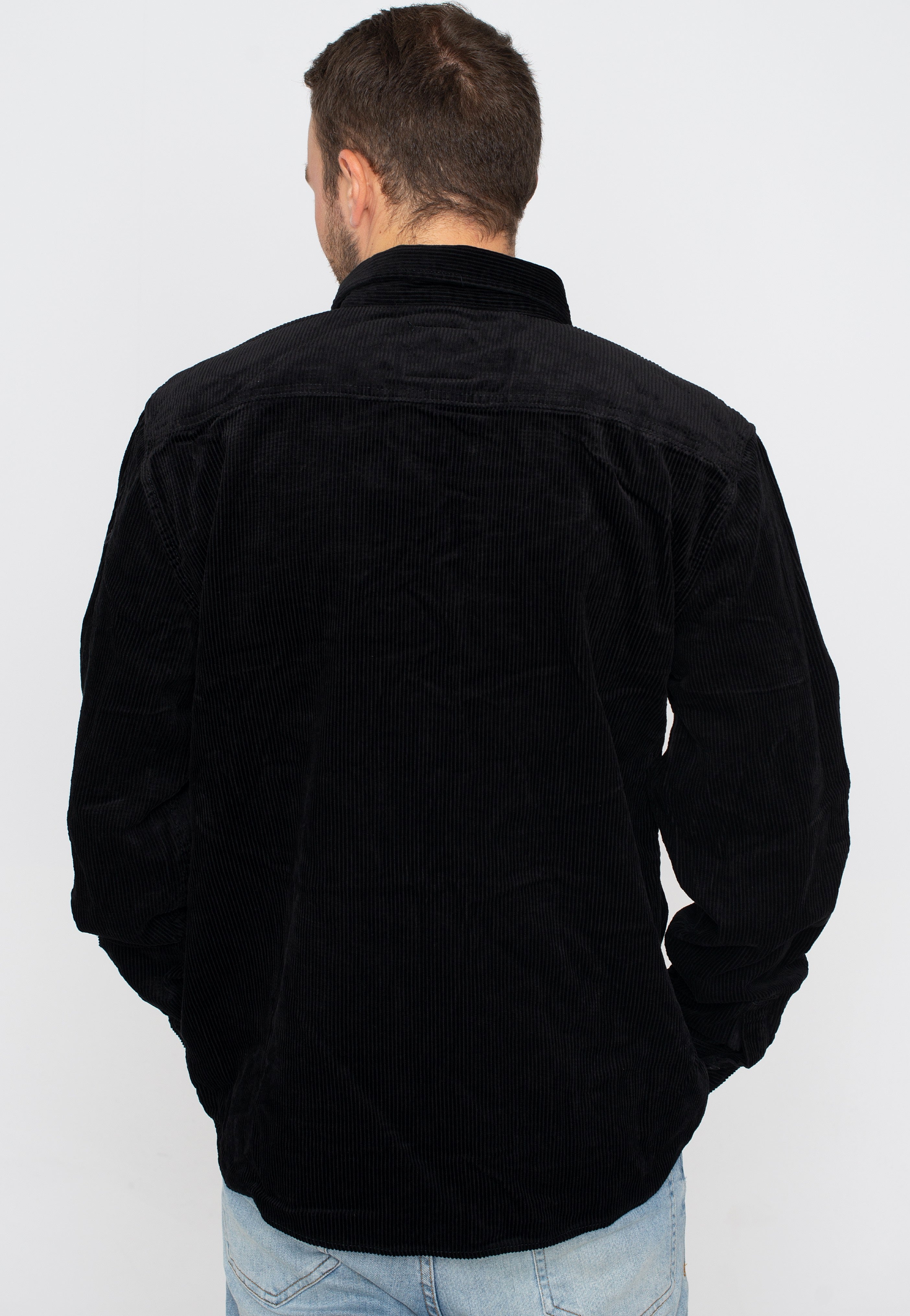 Brandit - Corduroy Classic Black - Shirt